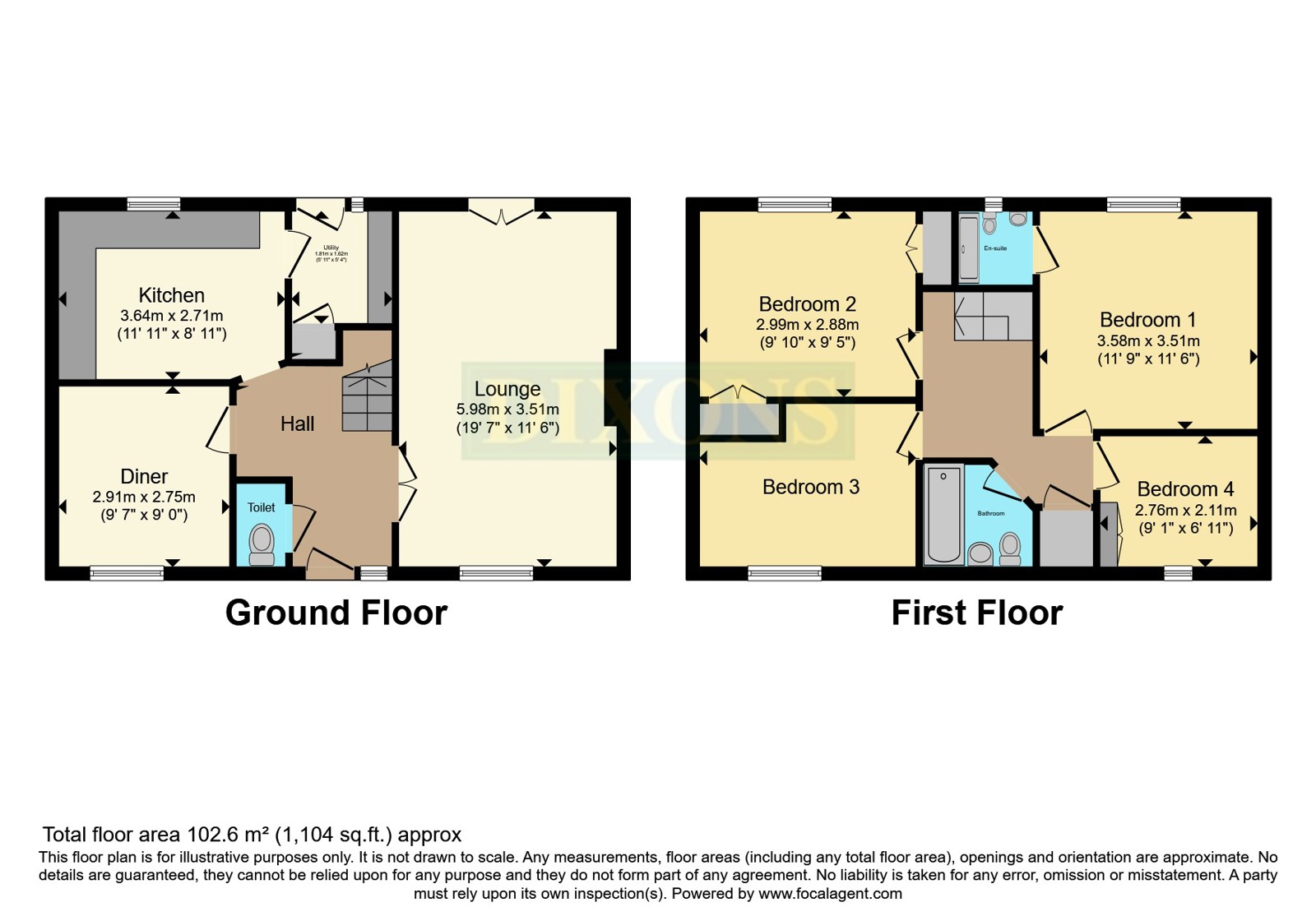 4, Musson Close, West Midlands floorplan