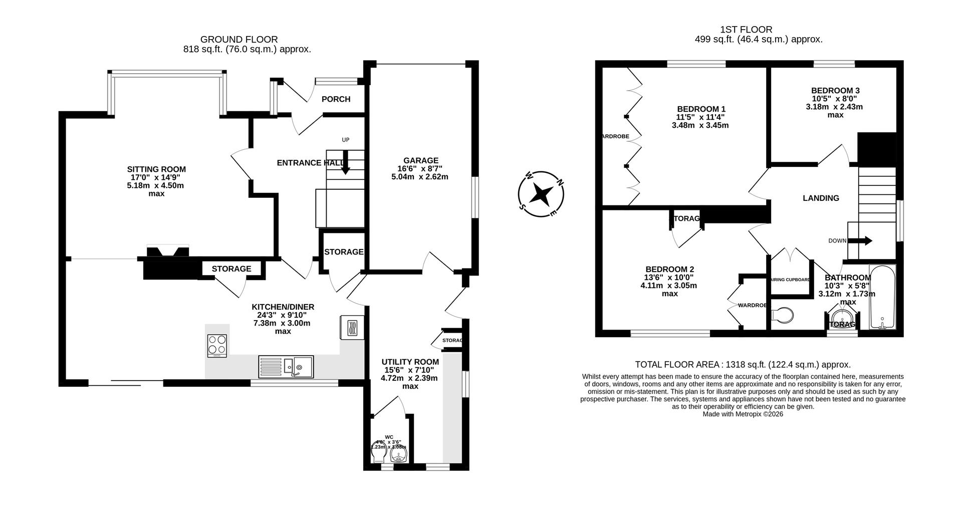 22, Kingsbere Crescent, Dorchester floorplan