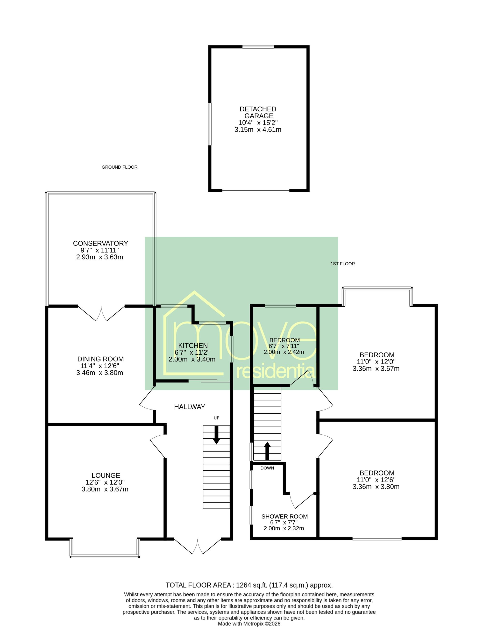27 Oak Road, Wirral floorplan