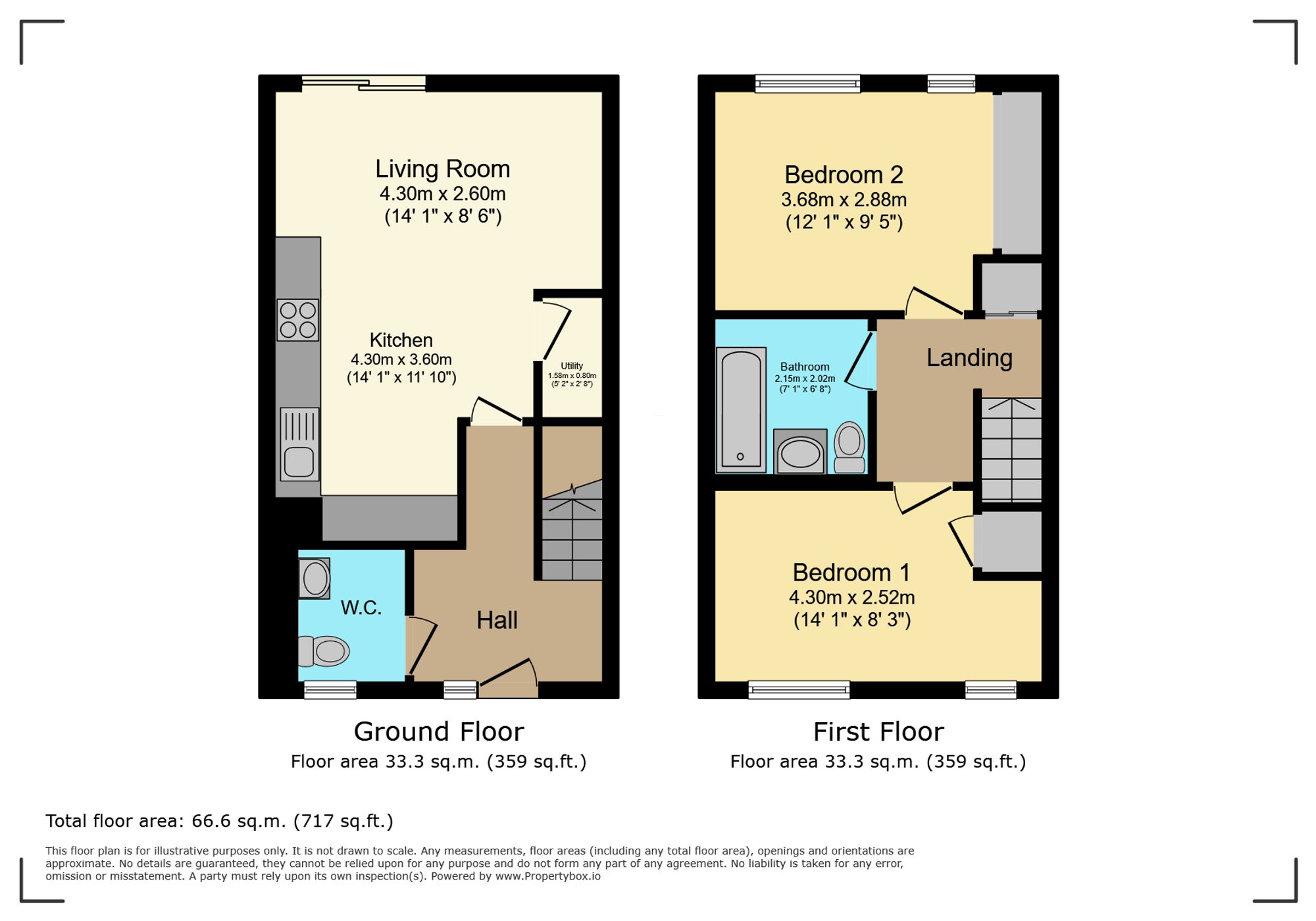30 Hunterscraig Drive, Glasgow floorplan