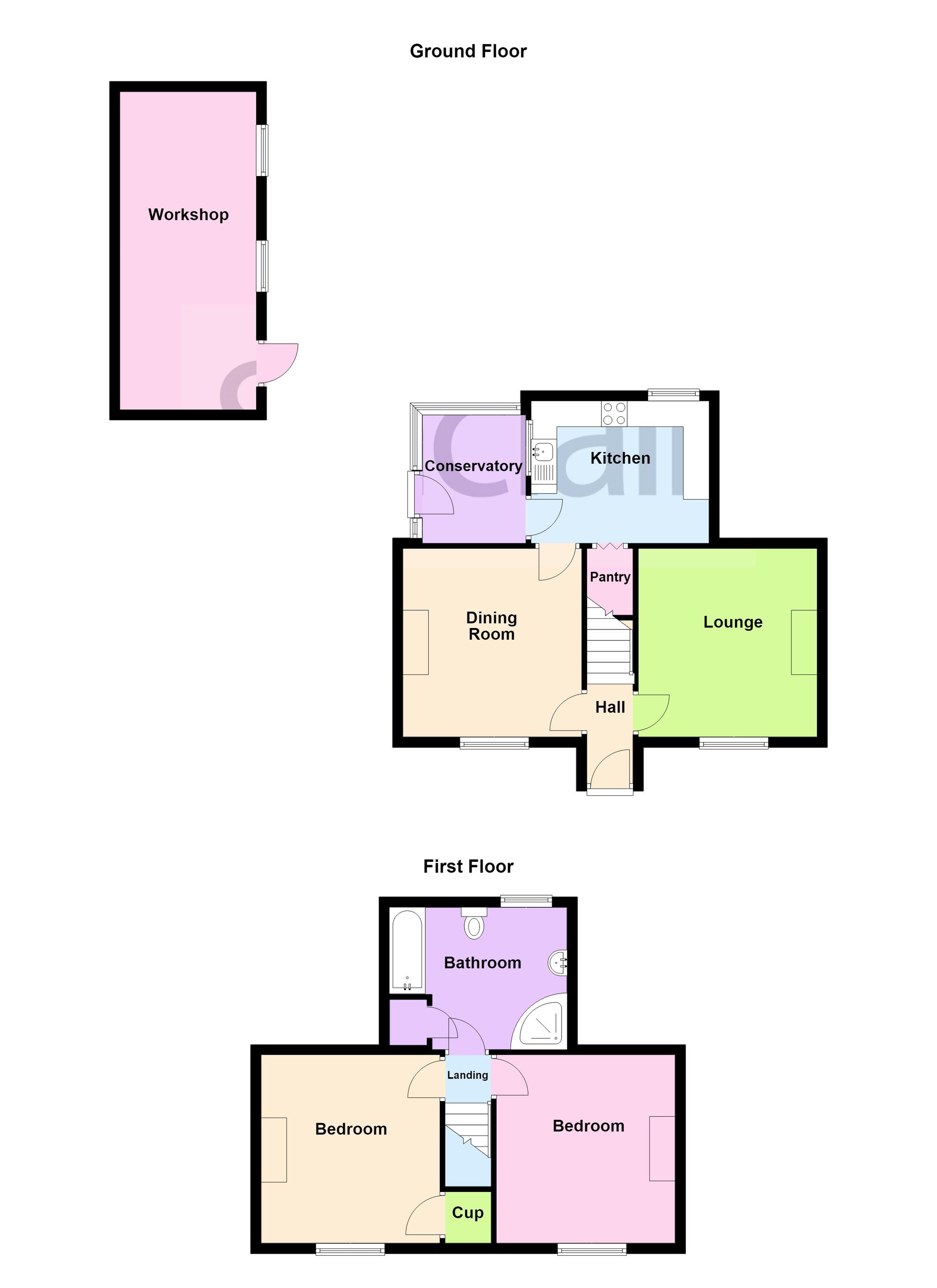 Sandringham House, 70 Loughborough Road, Coalville floorplan
