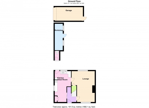 3 Bedrooms End terrace house for sale in Mendip Road, Bridgwater TA6