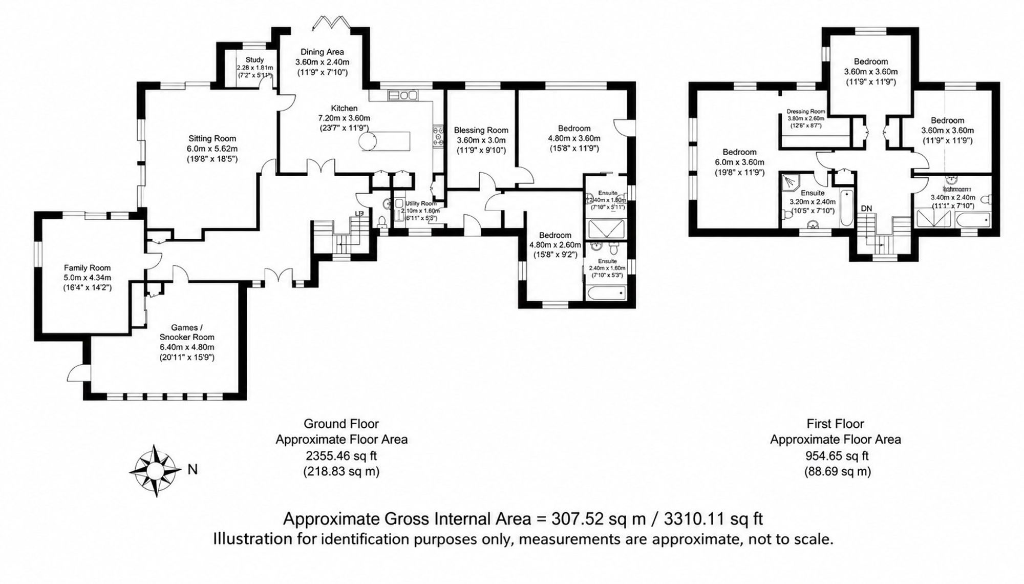 Ridgewood Fielden Lane, Crowborough floorplan