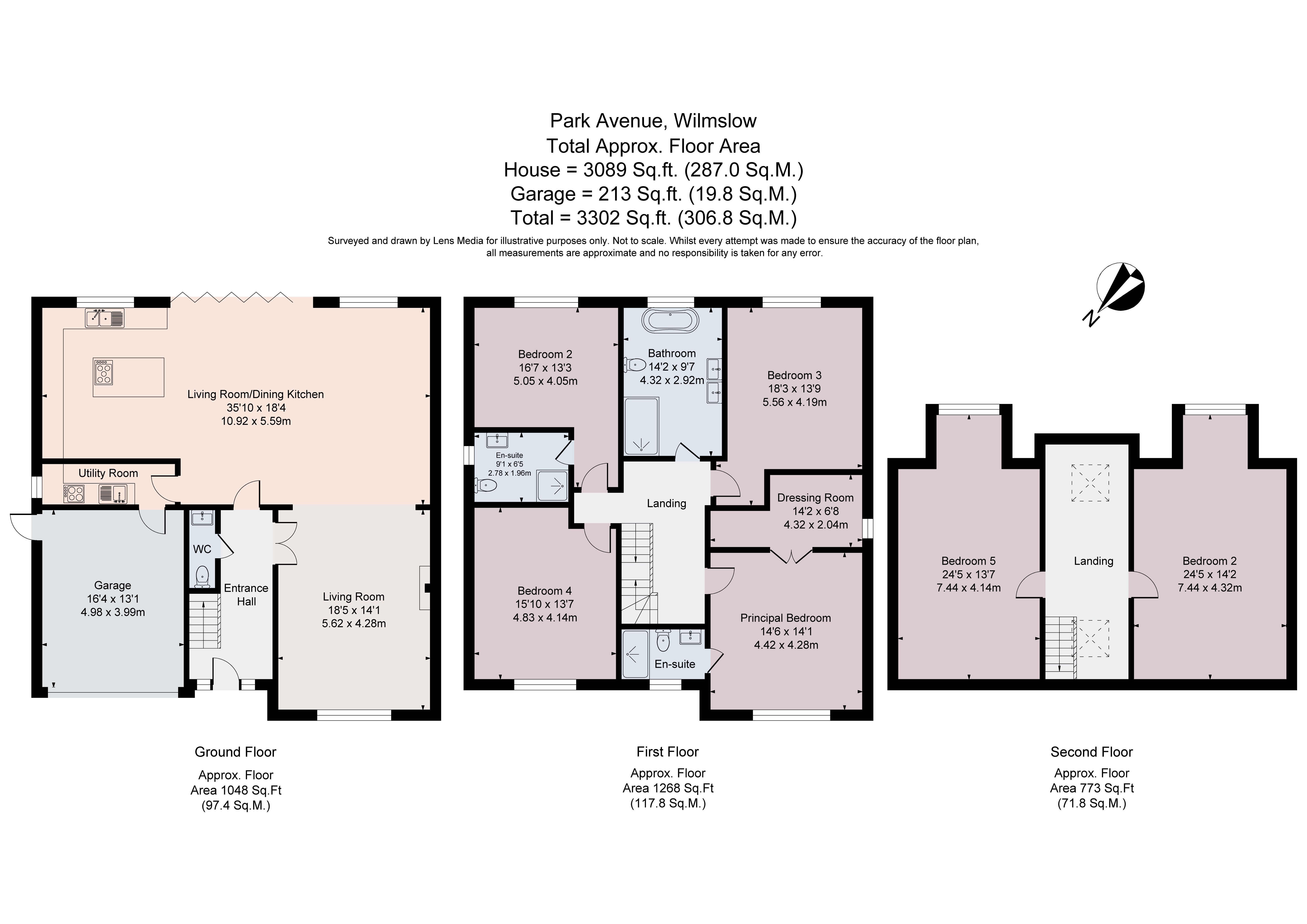7B, Park Avenue, Cheshire floorplan