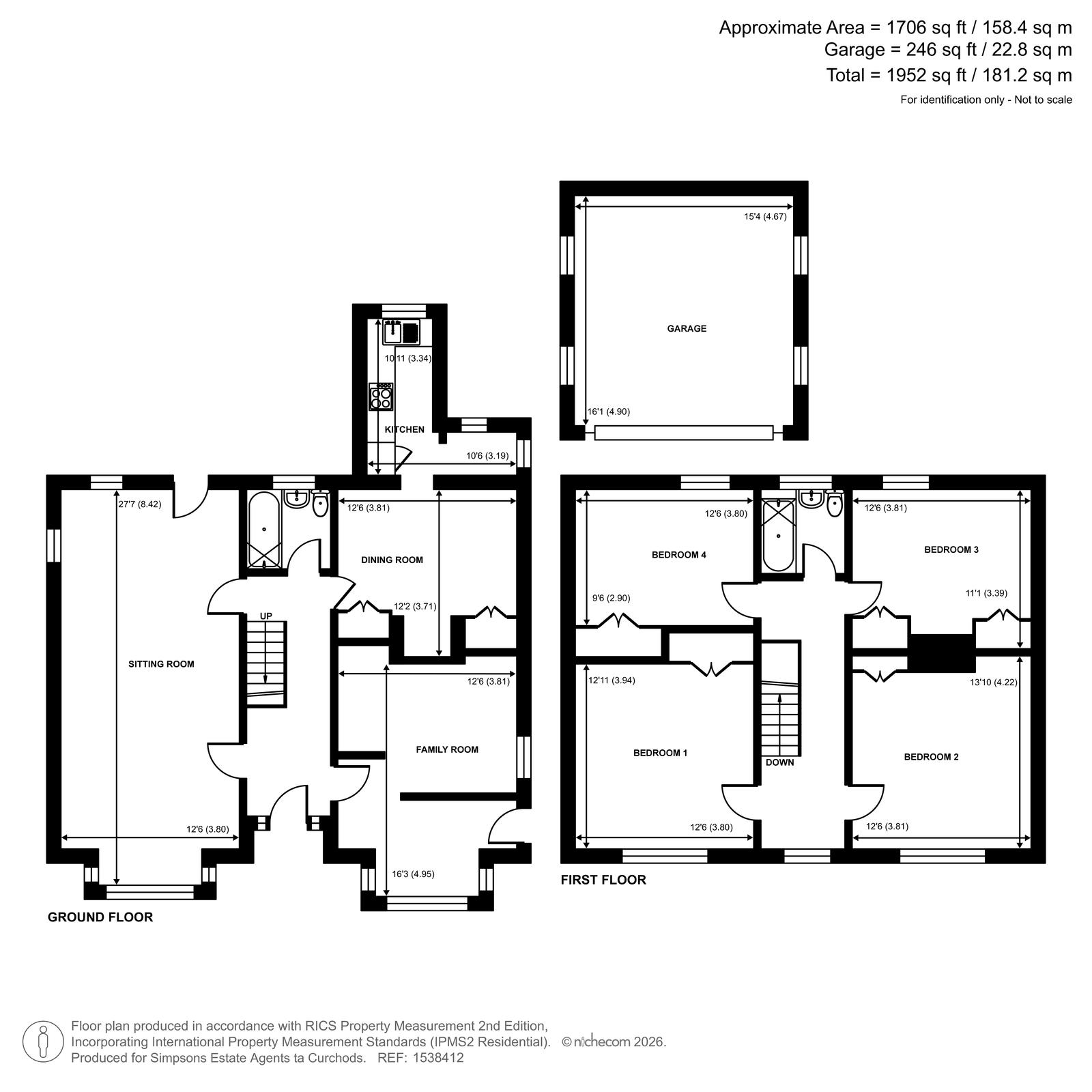 Claremont Avenue, Surrey floorplan