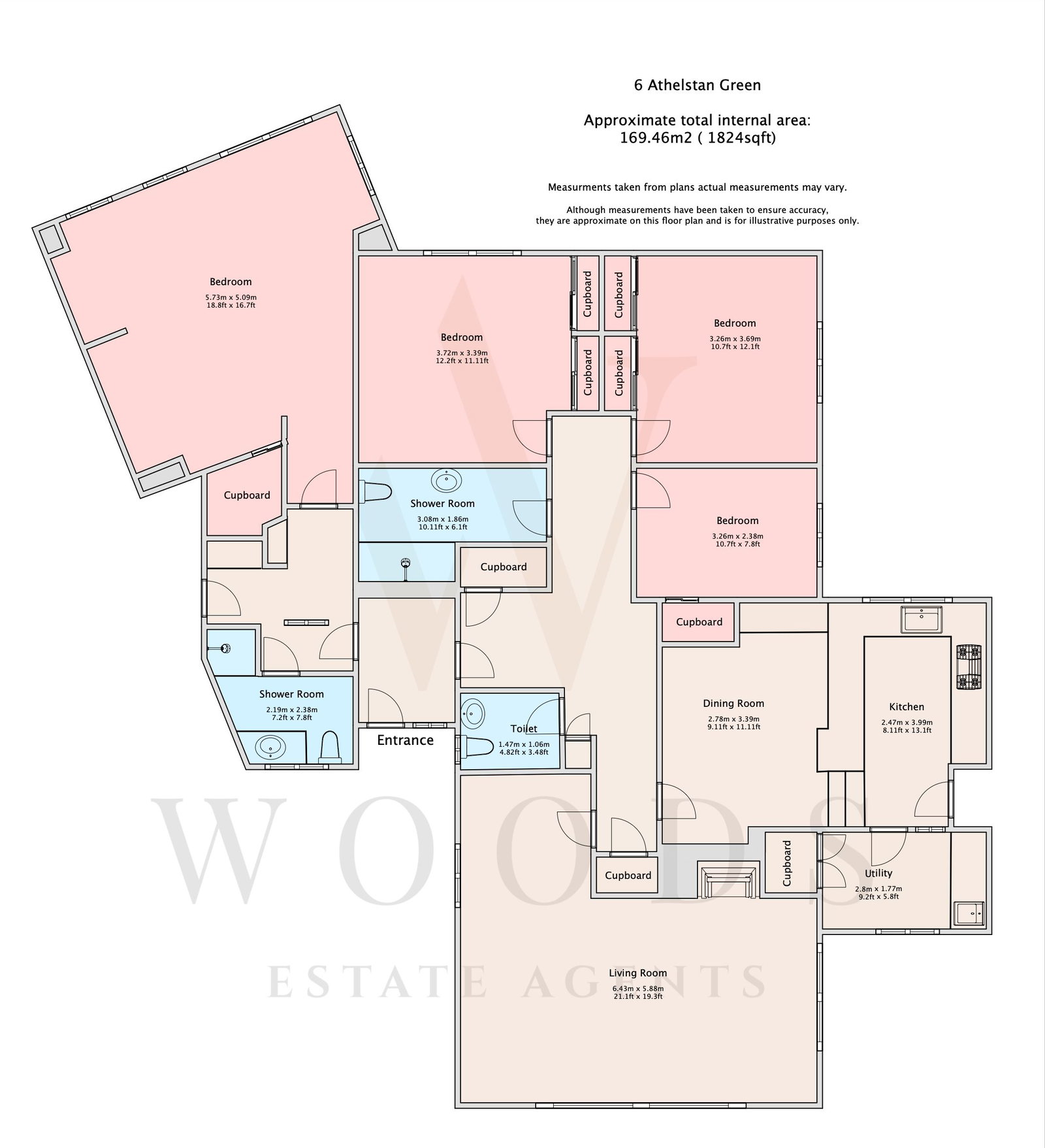 6, Athelstan Green, Maidstone floorplan
