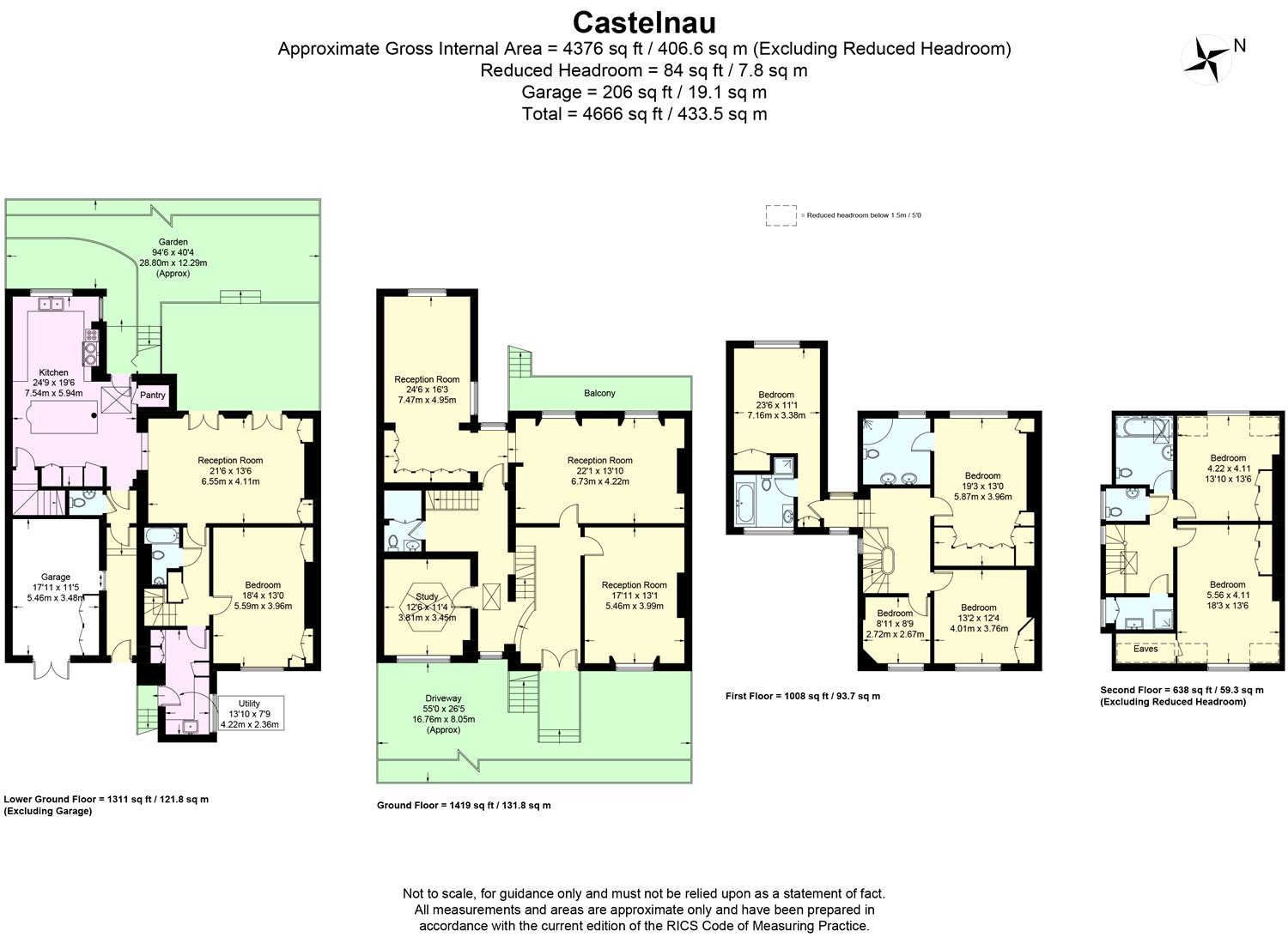 Castelnau Barnes London Sw13 7 Bedroom Semi Detached House For