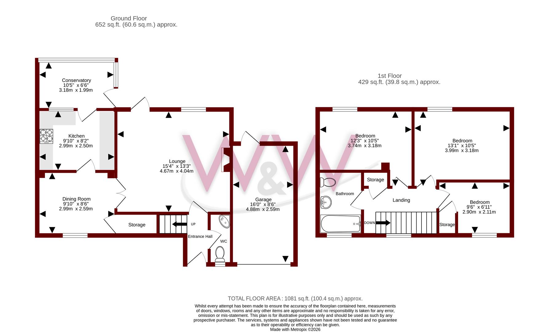 4, Holmgrove, Fareham floorplan