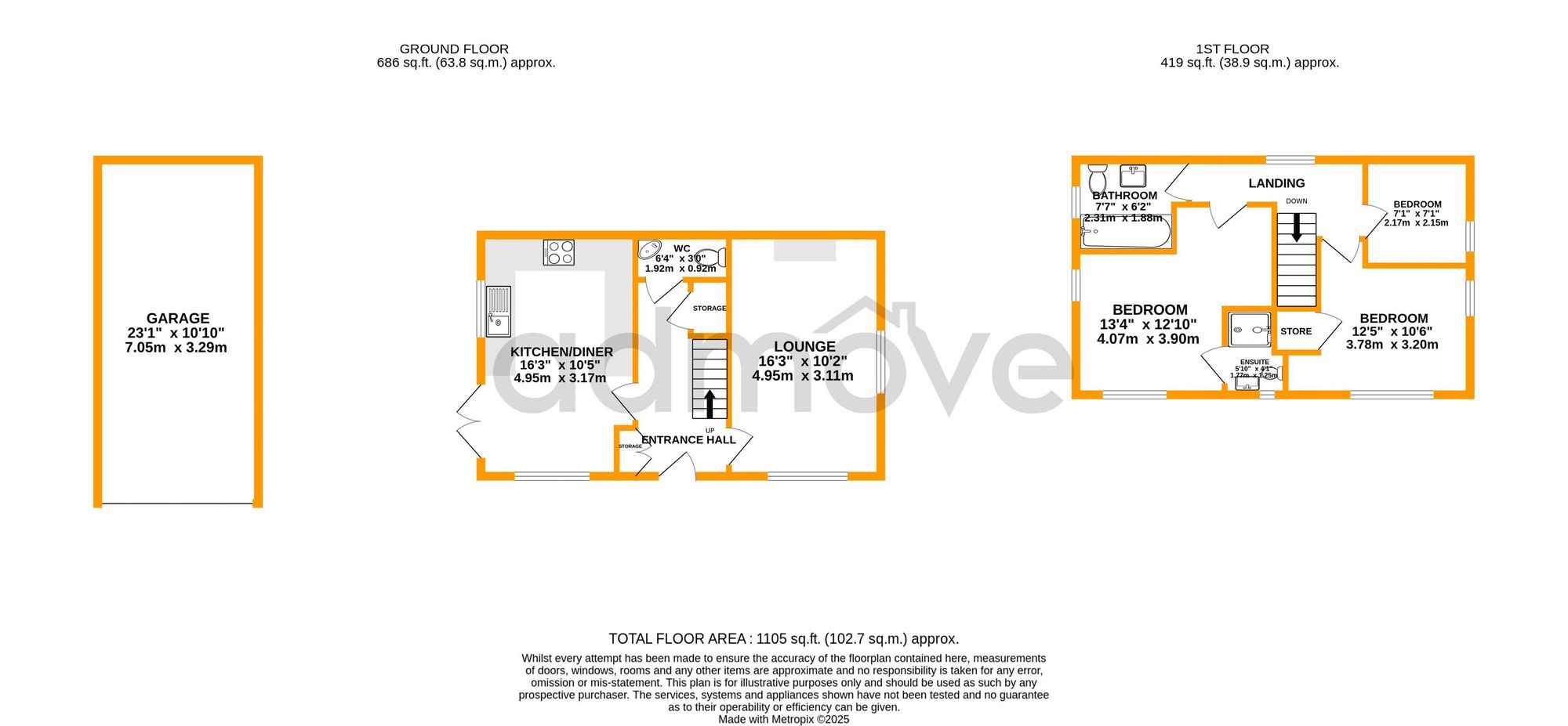 9 Henbury Gardens, Warrington floorplan