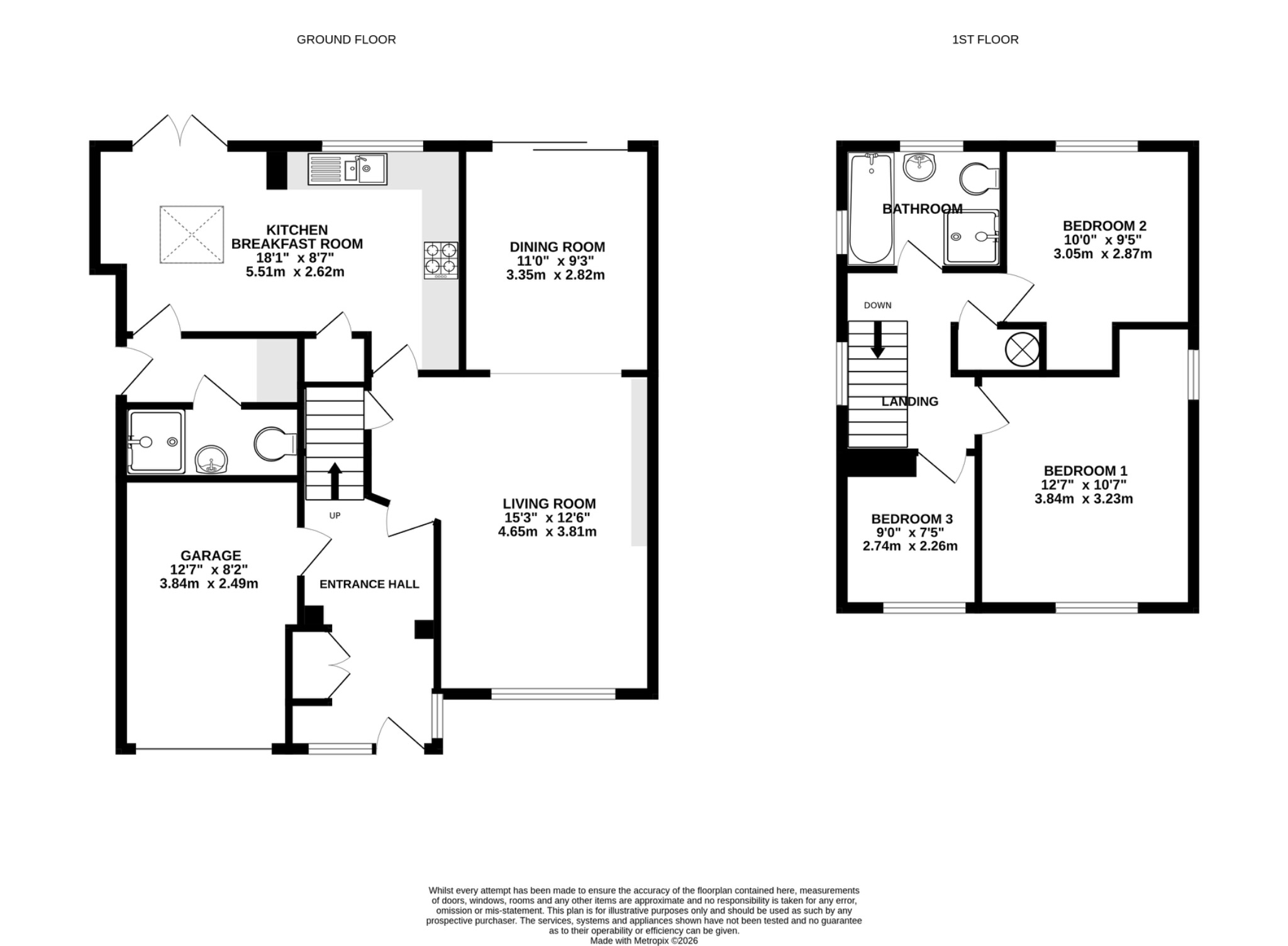 18 Hill Farm Way, Hazlemere, Buckinghamshire floorplan
