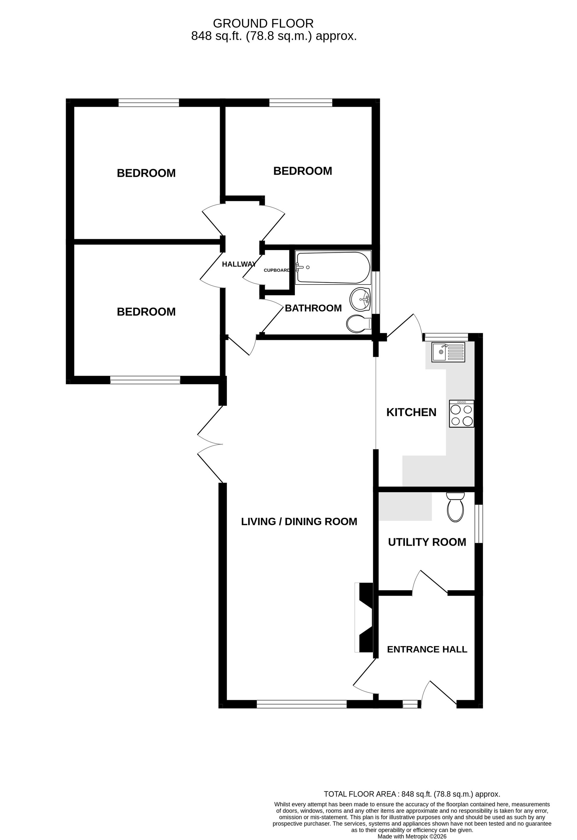 14 Colerne Drive, Gloucester floorplan