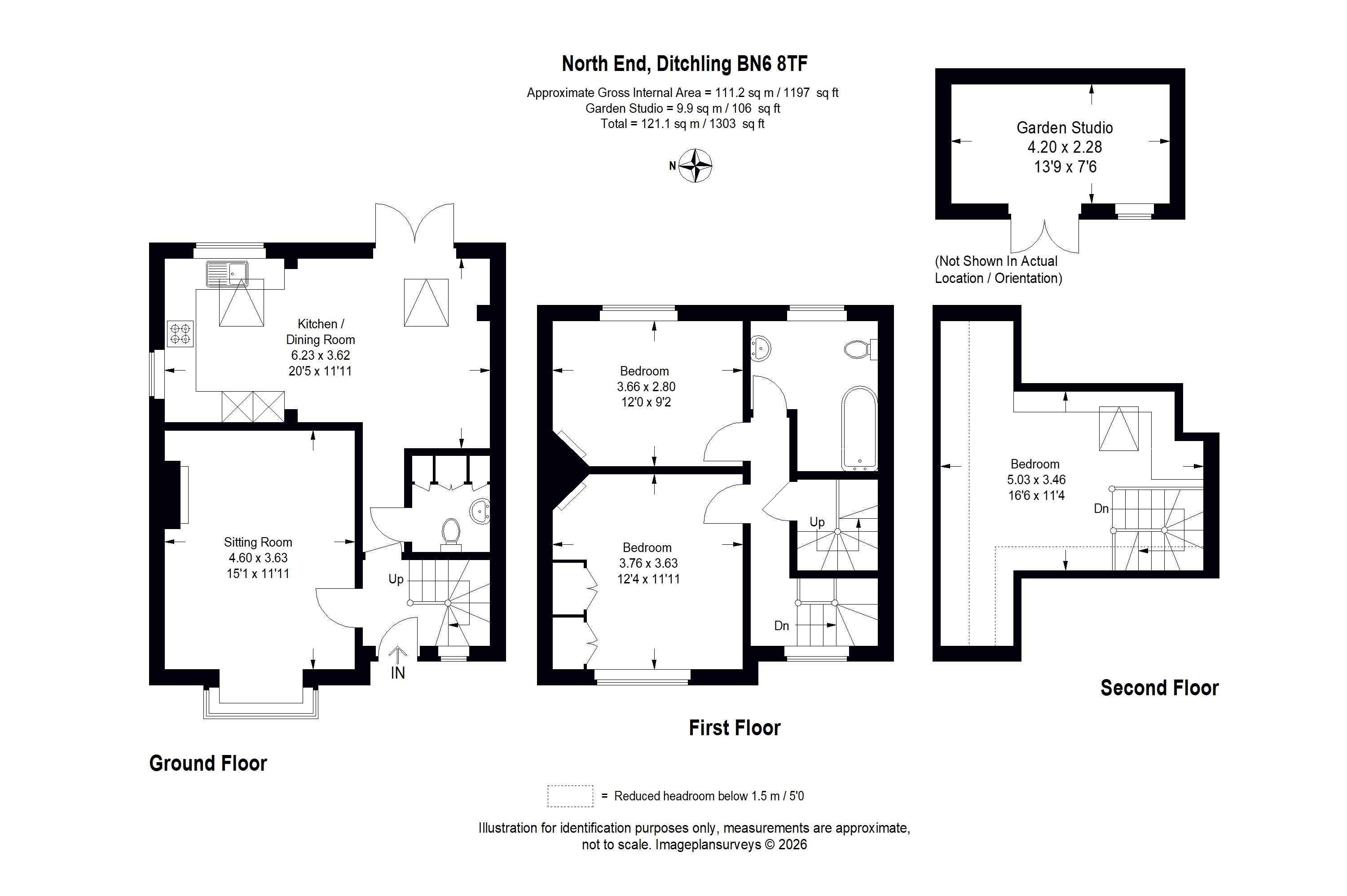 36, North End, Hassocks floorplan