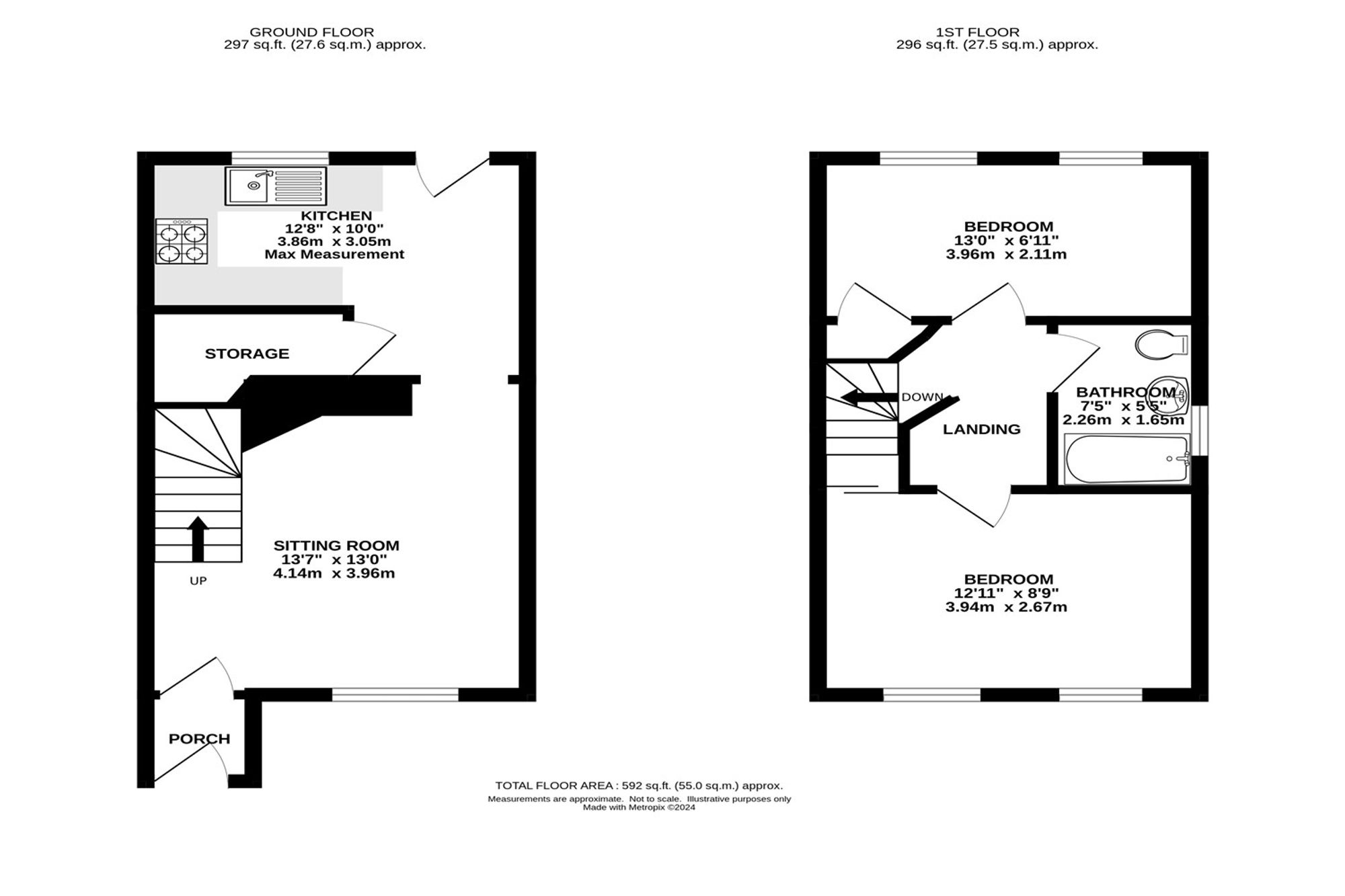 17 Woodbrook, High Peak floorplan