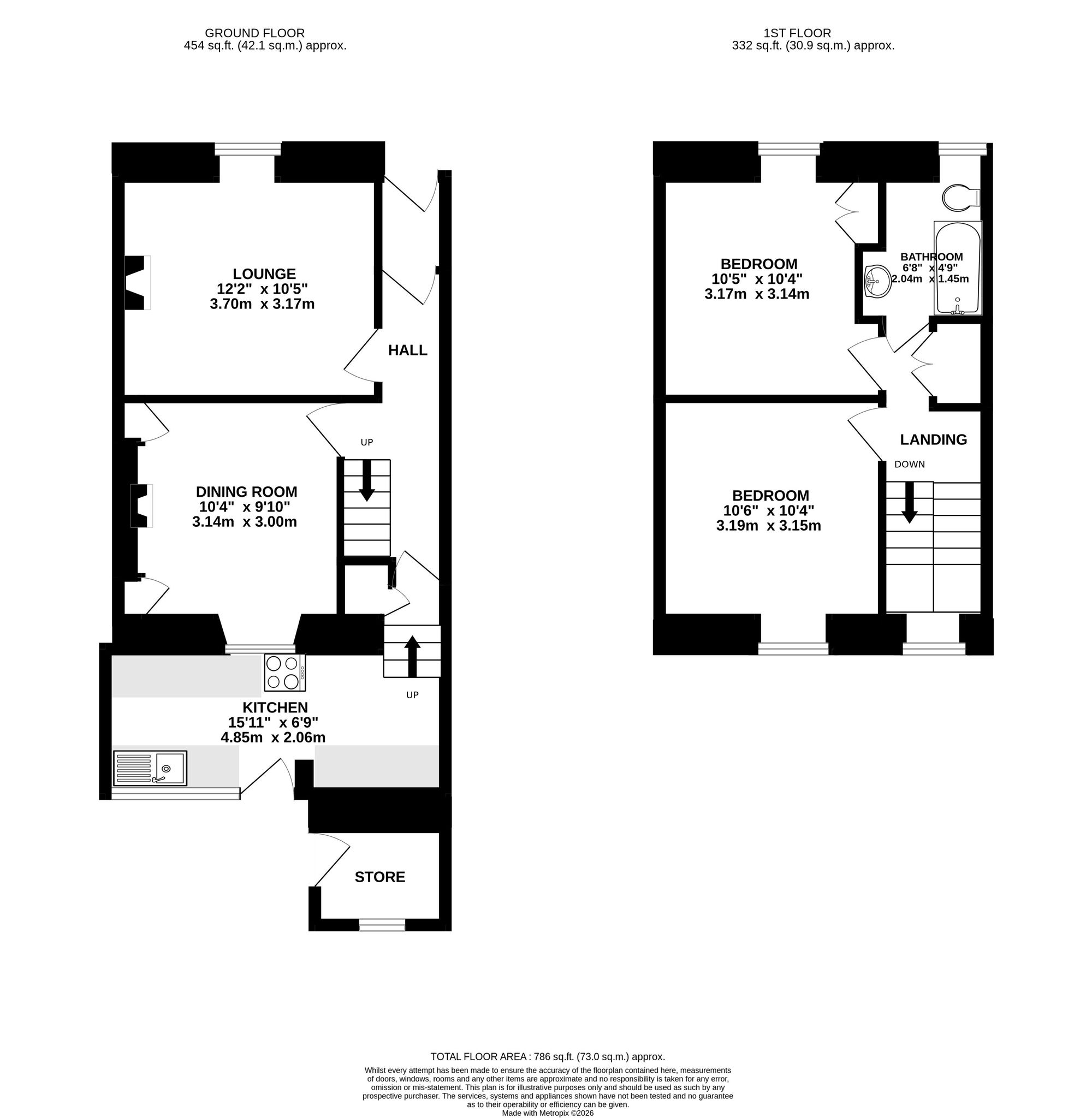 8 Merrill Place, Falmouth floorplan