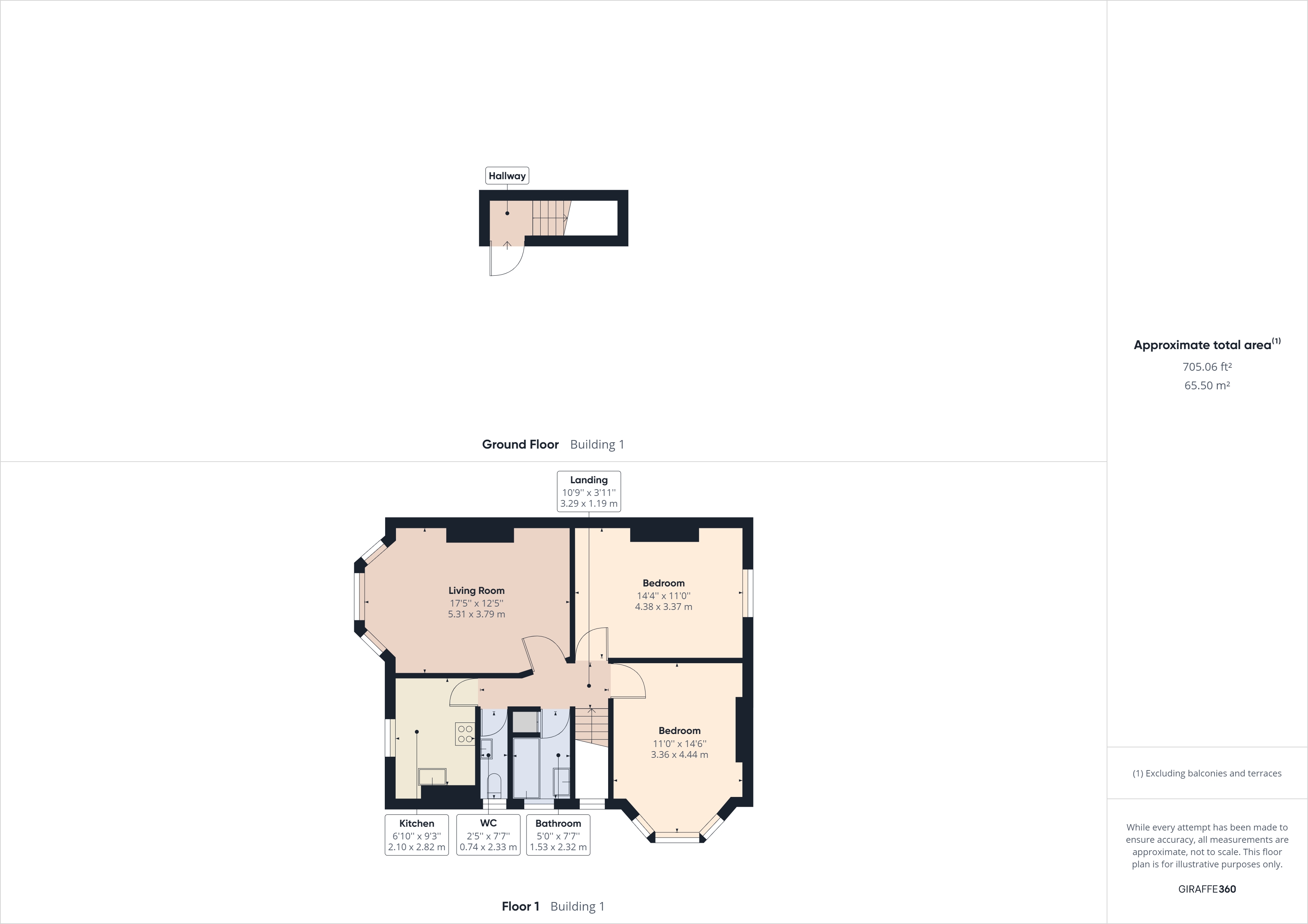MARKETING CARD - 79A,, Russell Street, Reading floorplan