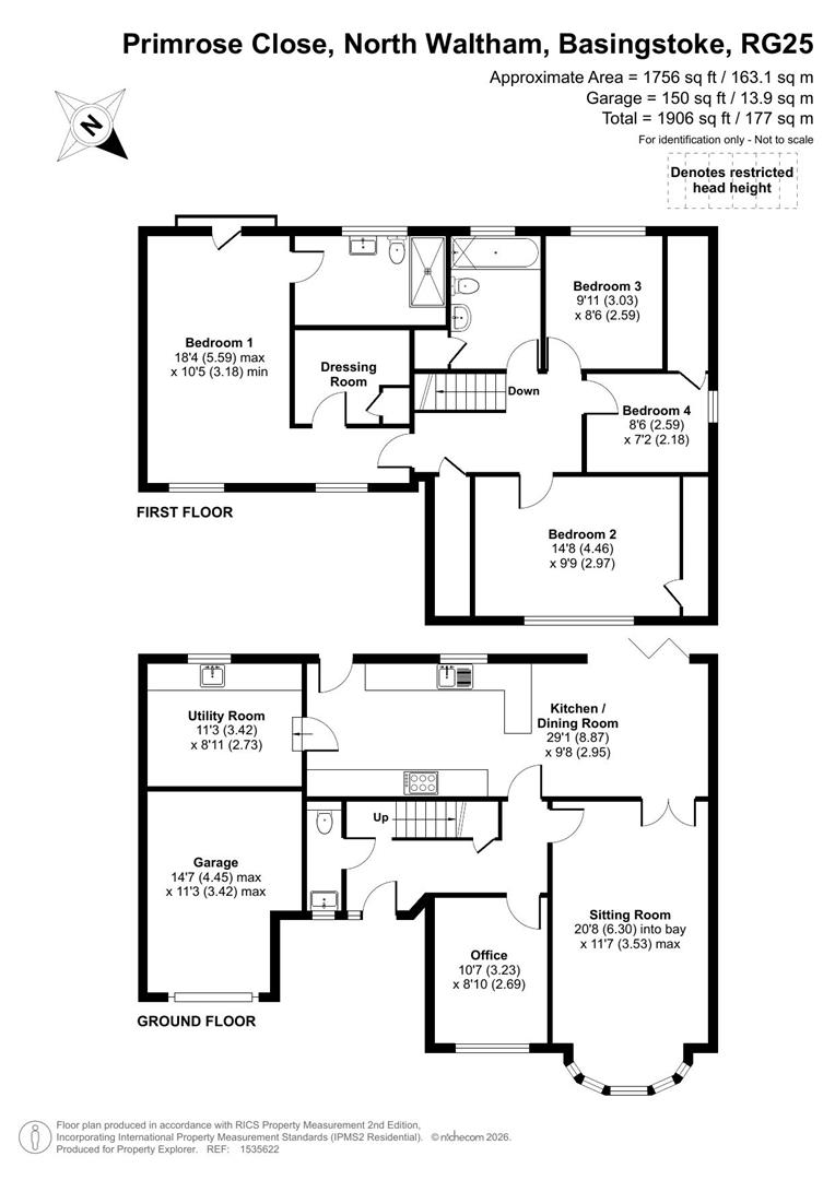 Primrose Close, Basingstoke floorplan