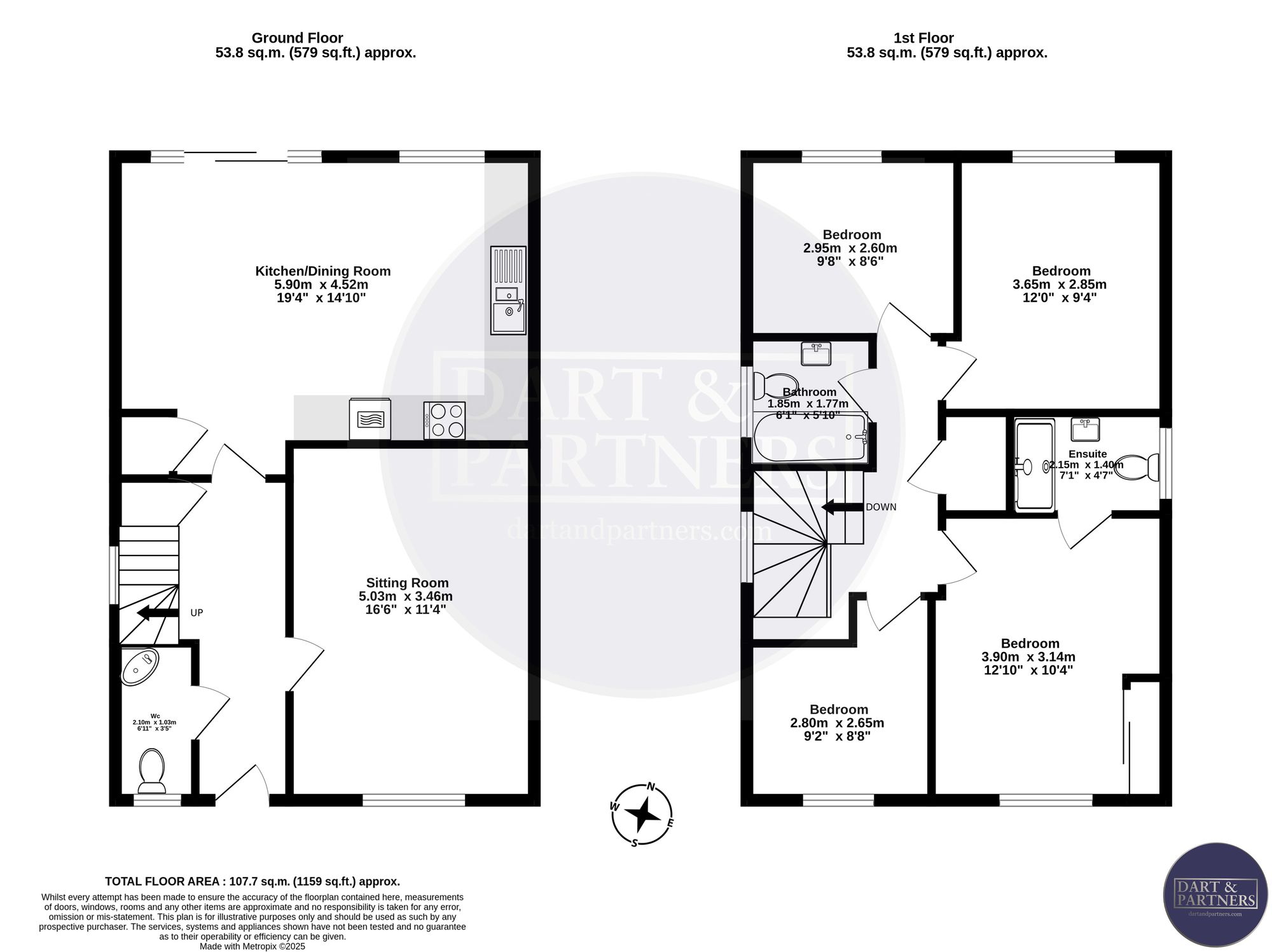 31 Kestrel Way, Dawlish floorplan