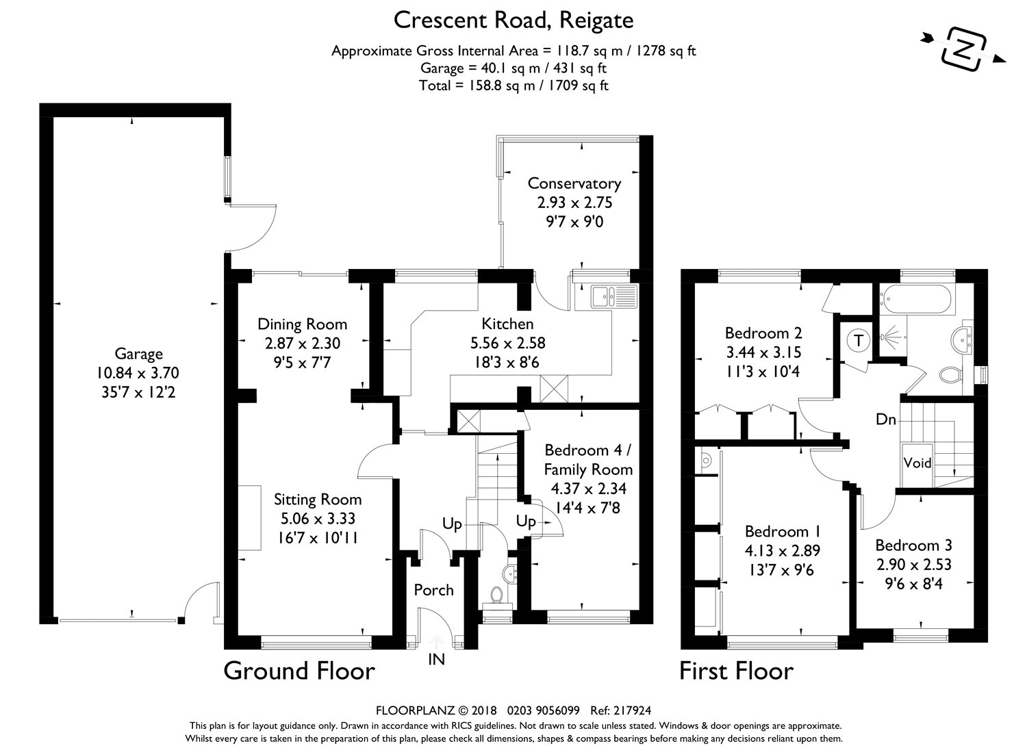 3 Bedrooms Detached house for sale in Crescent Road, Reigate, Surrey RH2