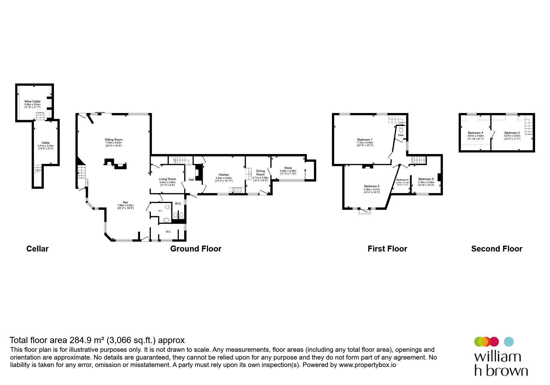 The White Swan, 16, Market Place, Bungay floorplan