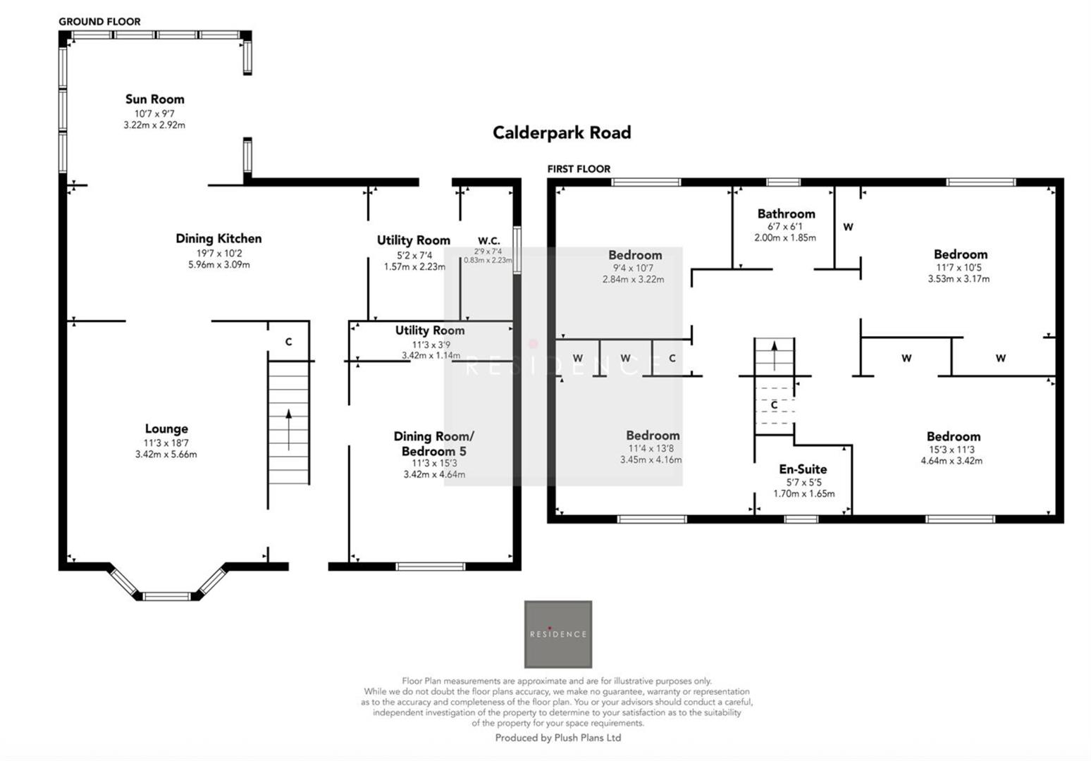 21, Calderpark Road, Glasgow floorplan