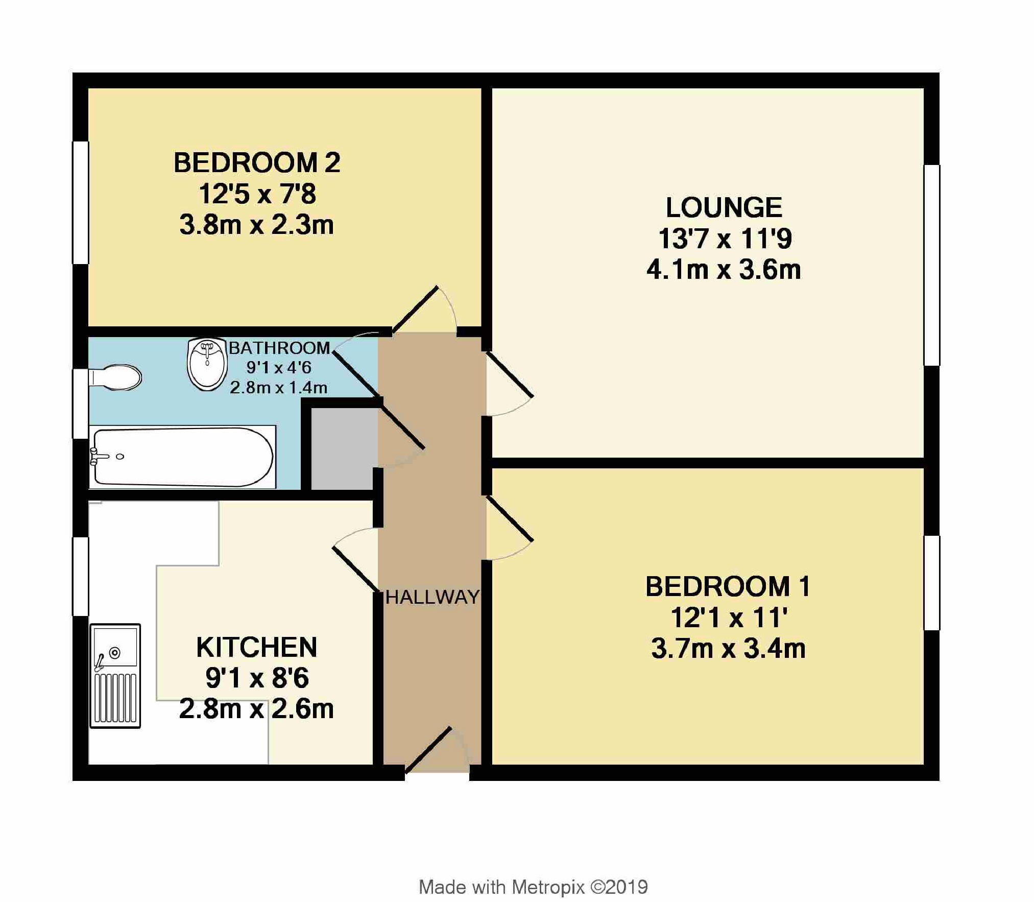 2 Bedrooms Flat for sale in Thicket Road, Sutton SM1