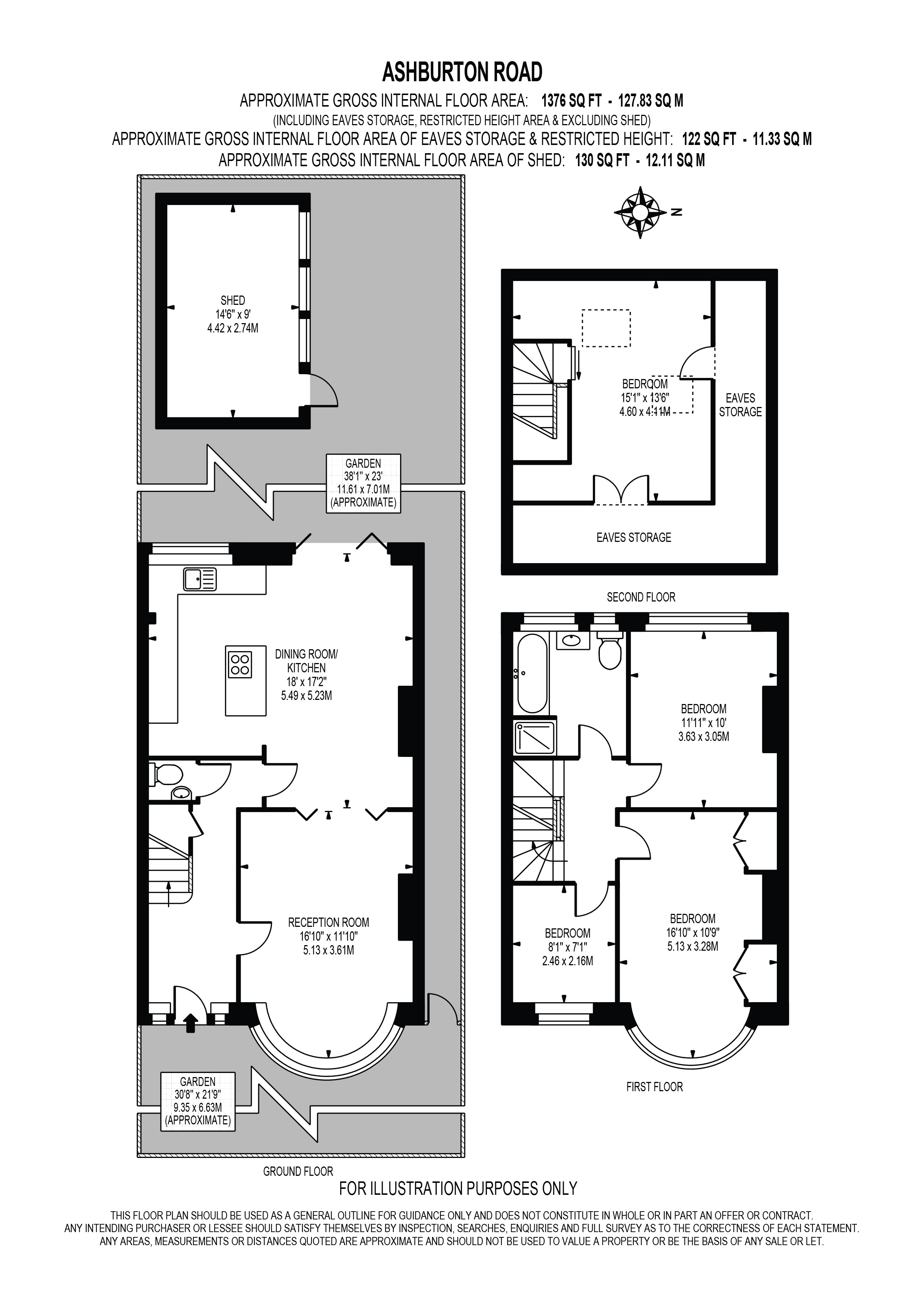 25a, Ashburton Road, Surrey floorplan