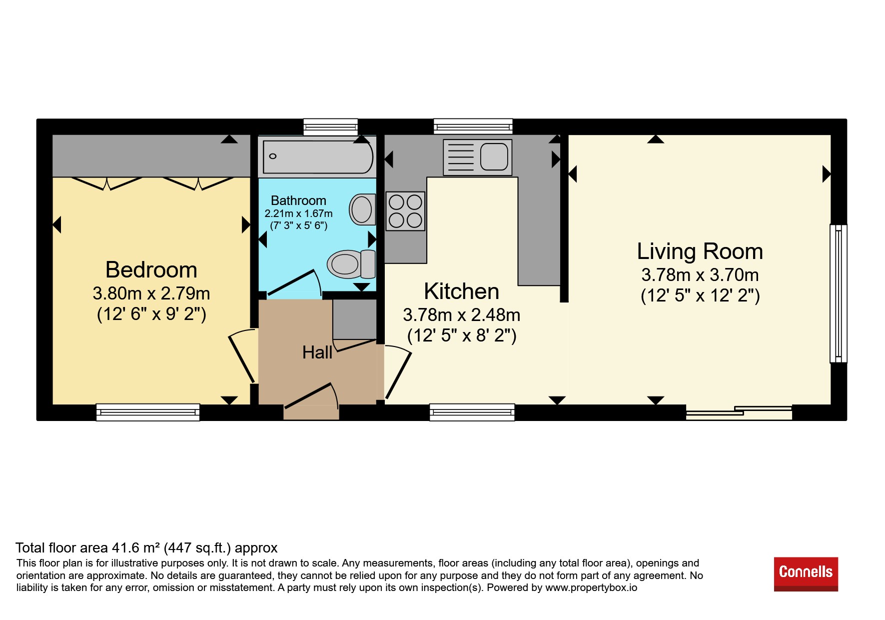 44, Woodlands Park Homes, Dowles Road, Bewdley floorplan