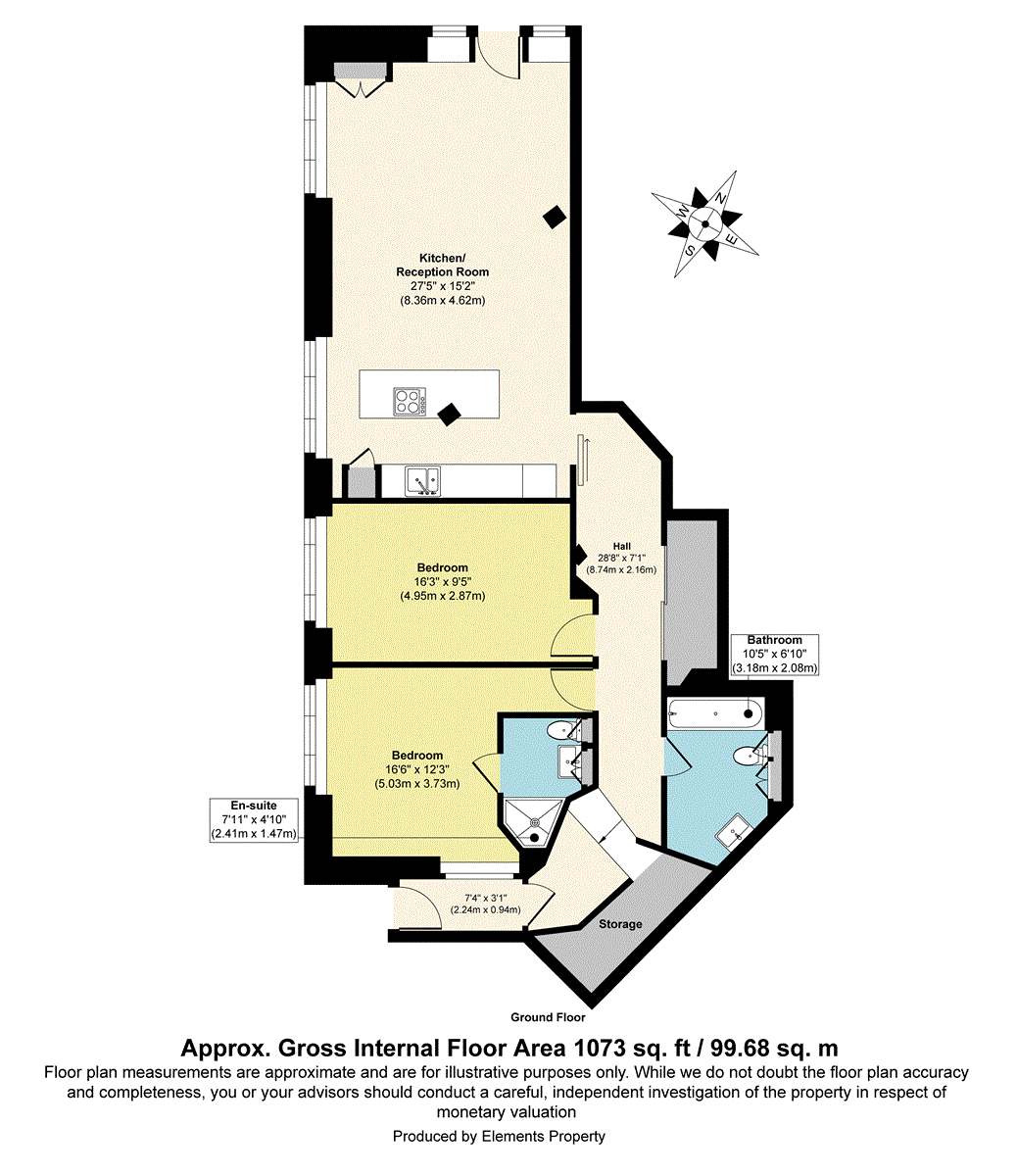 Temple Works, Hackney floorplan