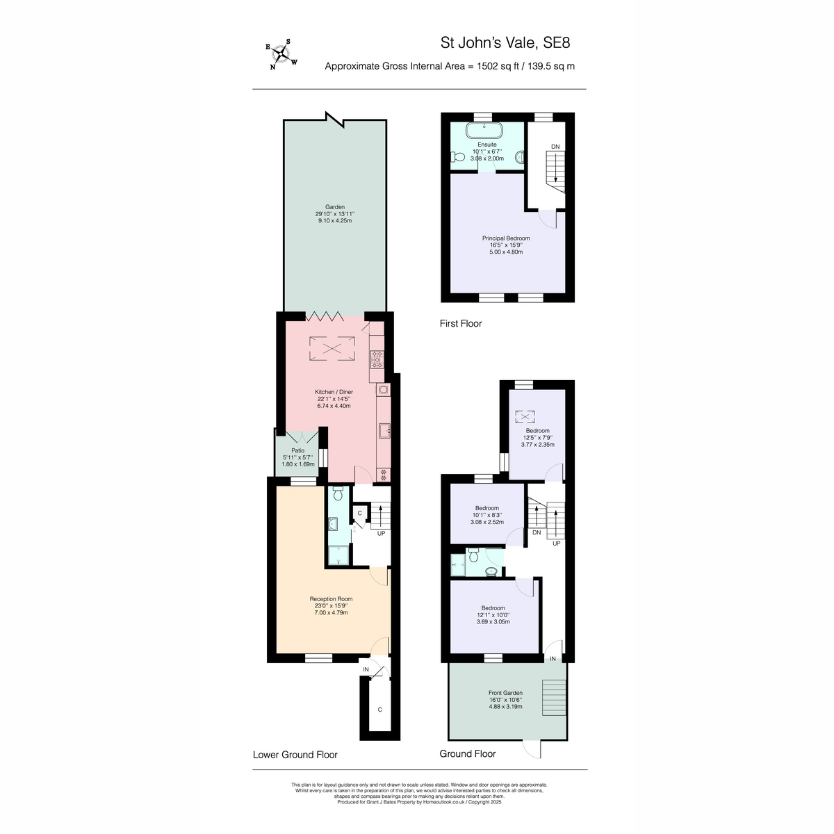 15, St John's Vale, London floorplan