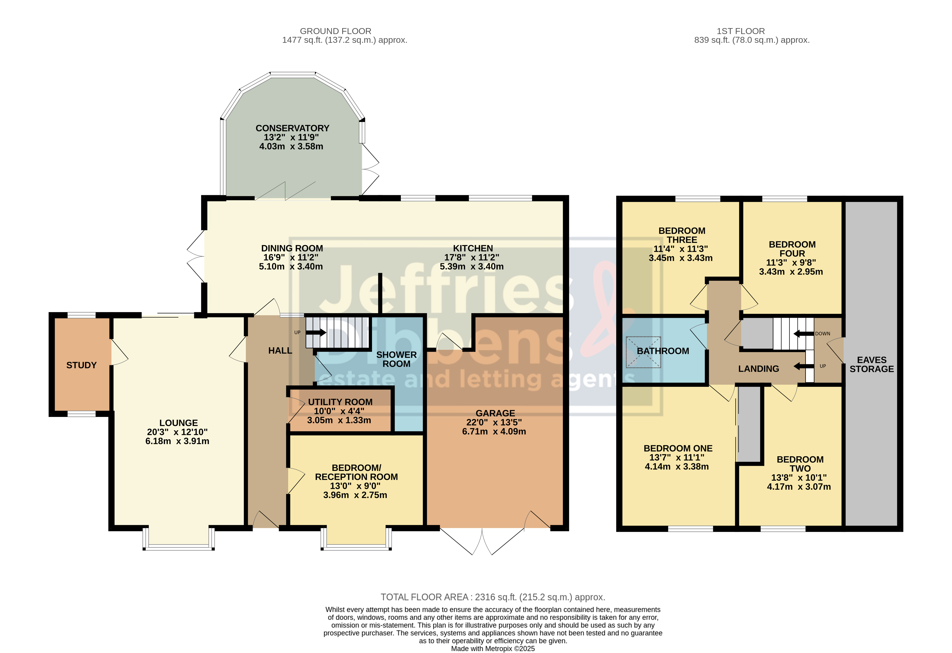 45, St. Leonards Avenue, Hayling Island floorplan