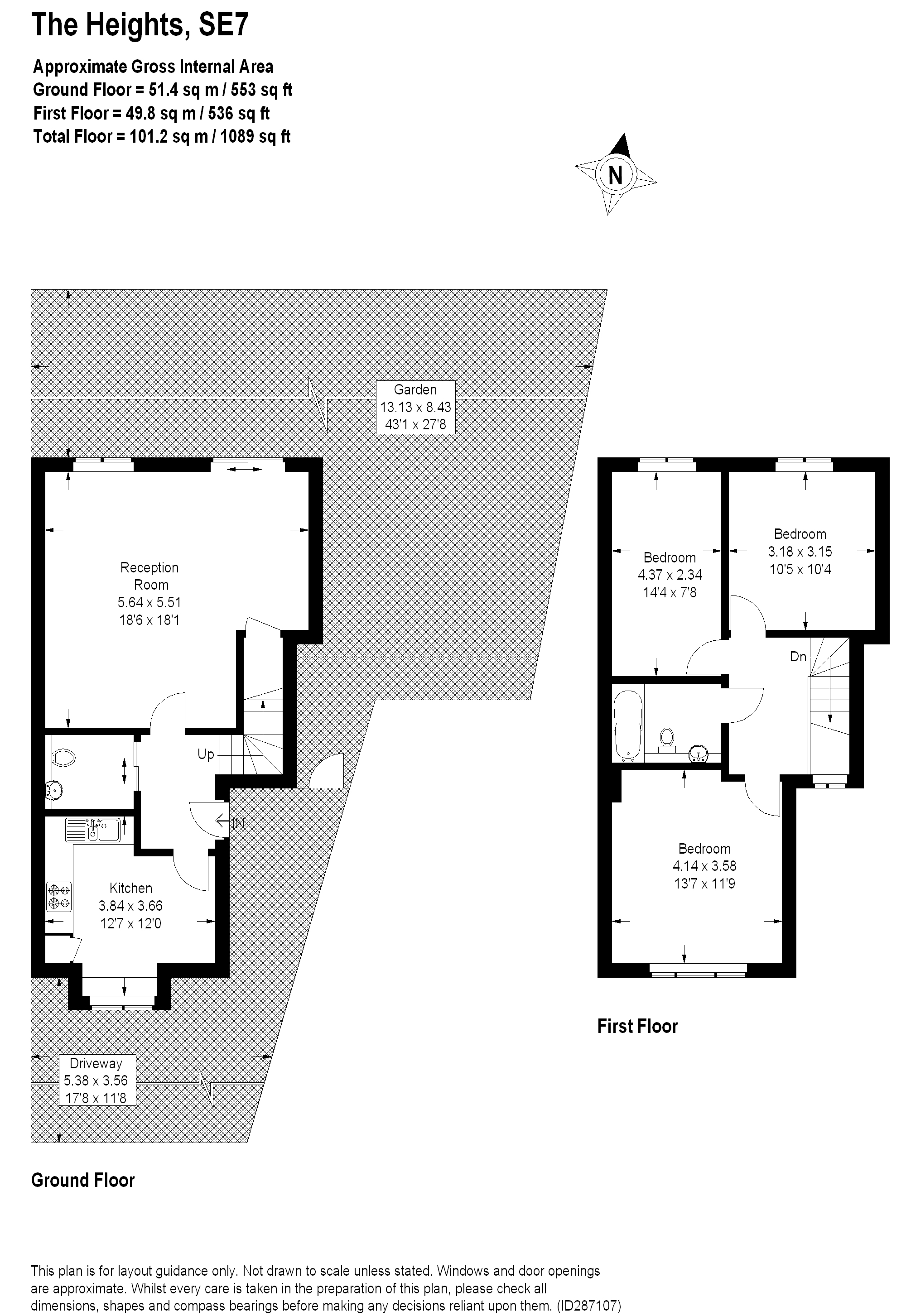 3 Bedrooms Semi-detached house to rent in The Heights, Charlton, (Jk) SE7