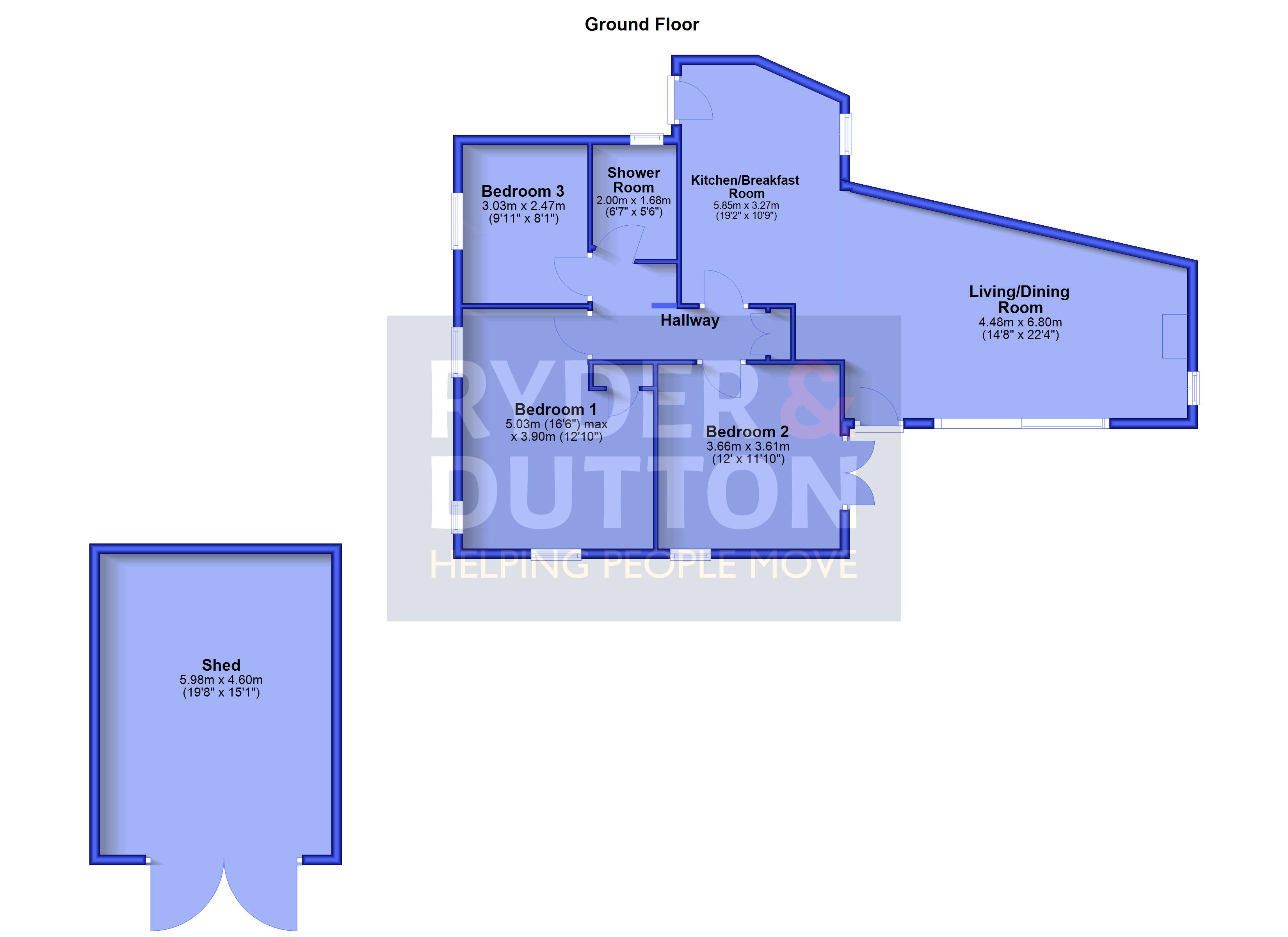 Overdale,, Field End Lane, Holmfirth floorplan