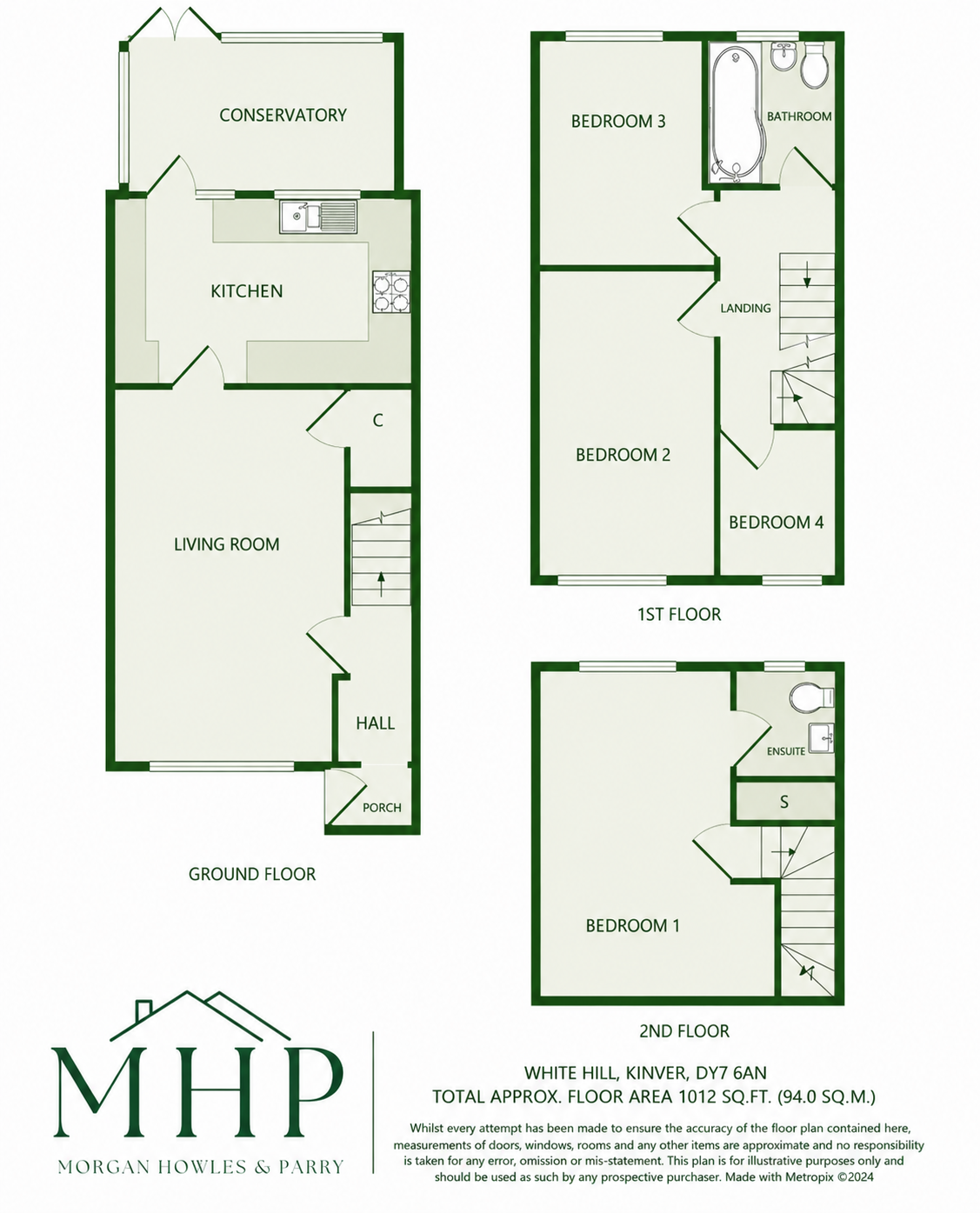 32, White Hill, Stourbridge floorplan
