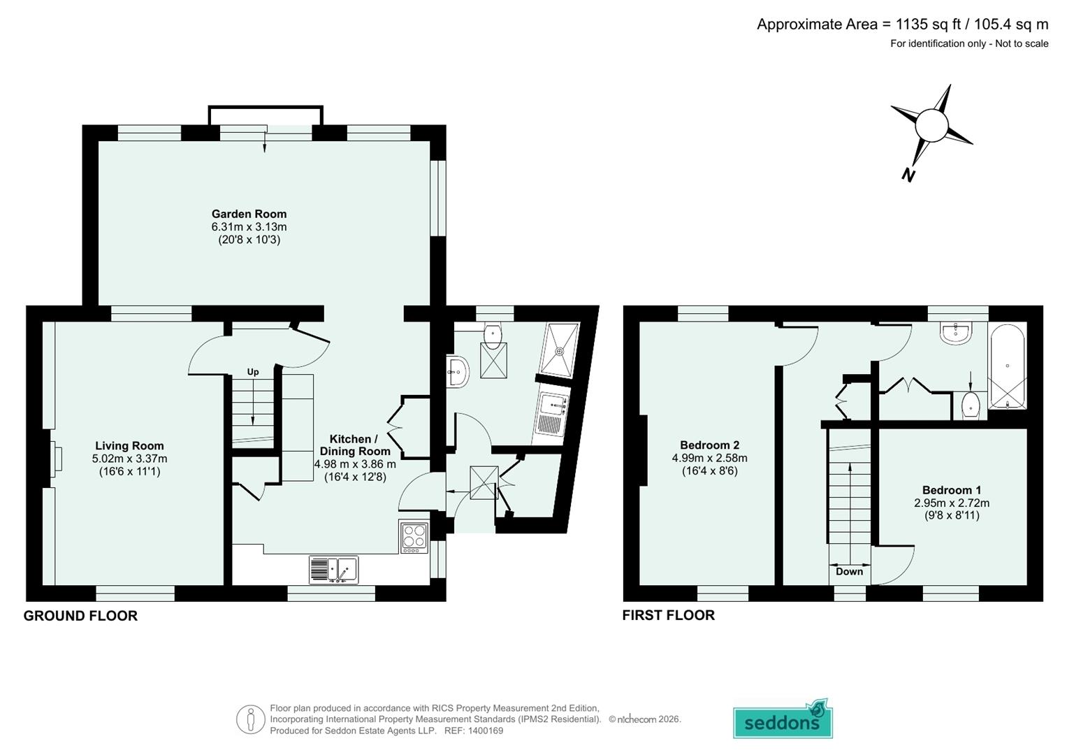 11, Nicholas Close, Dulverton floorplan