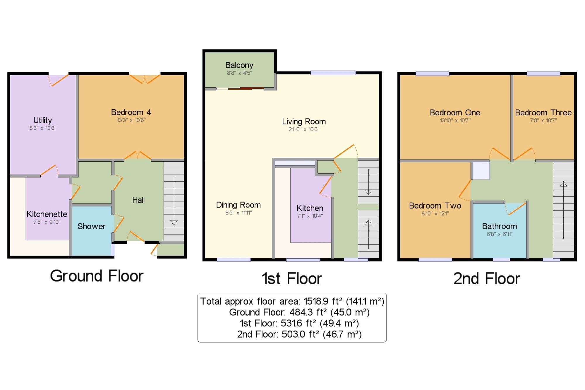 4 Bedrooms  to rent in Melrose Place, Watford WD17