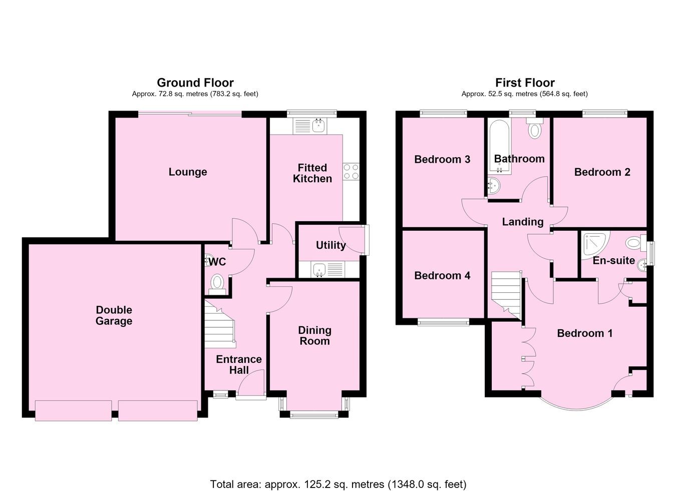 1, Cadle Close, Leicester floorplan