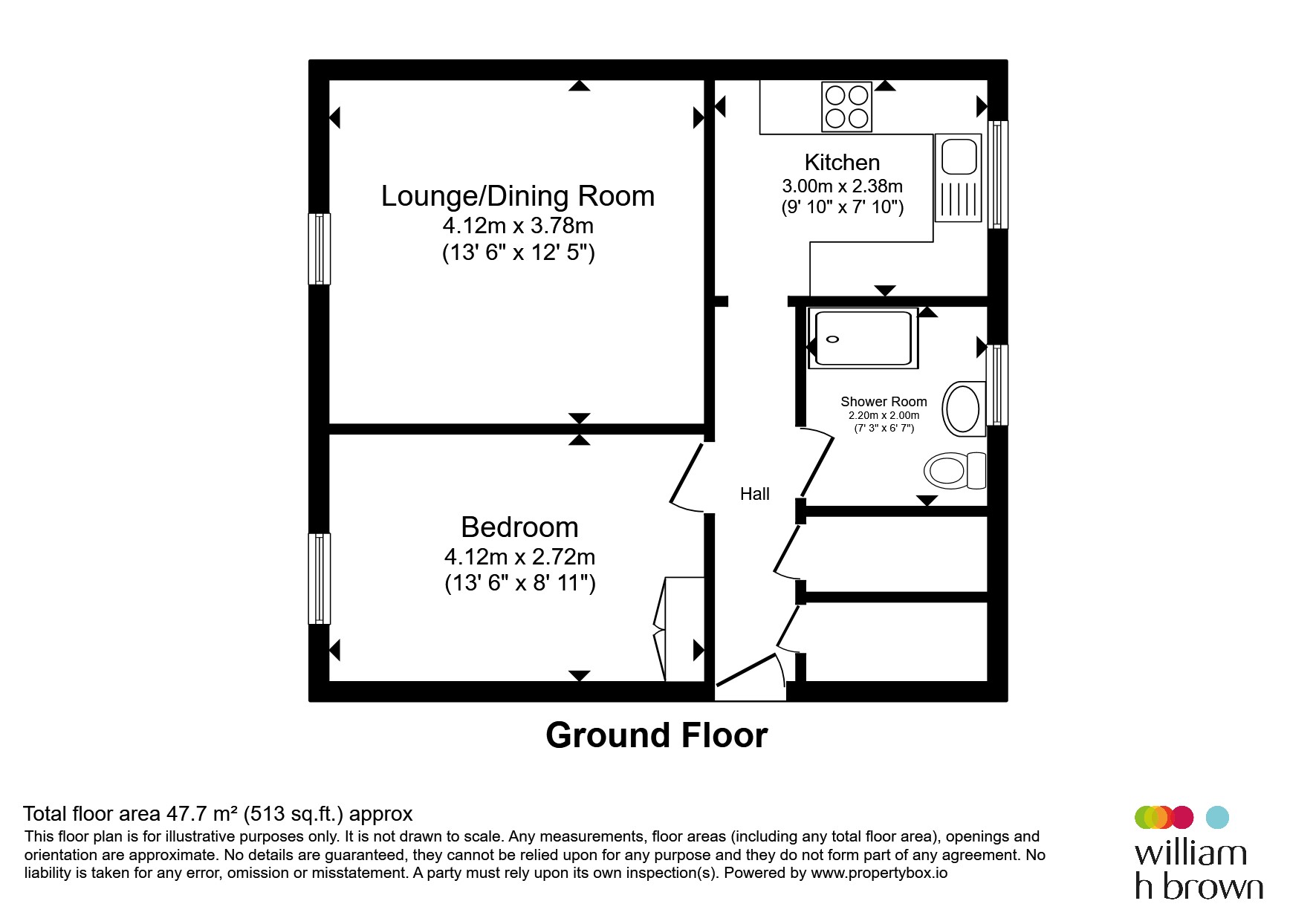 136, The Hyde, Ware floorplan