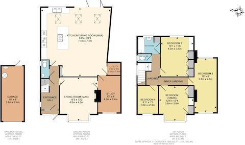 4 Bedrooms Detached house to rent in Chanctonbury Chase, Redhill RH1