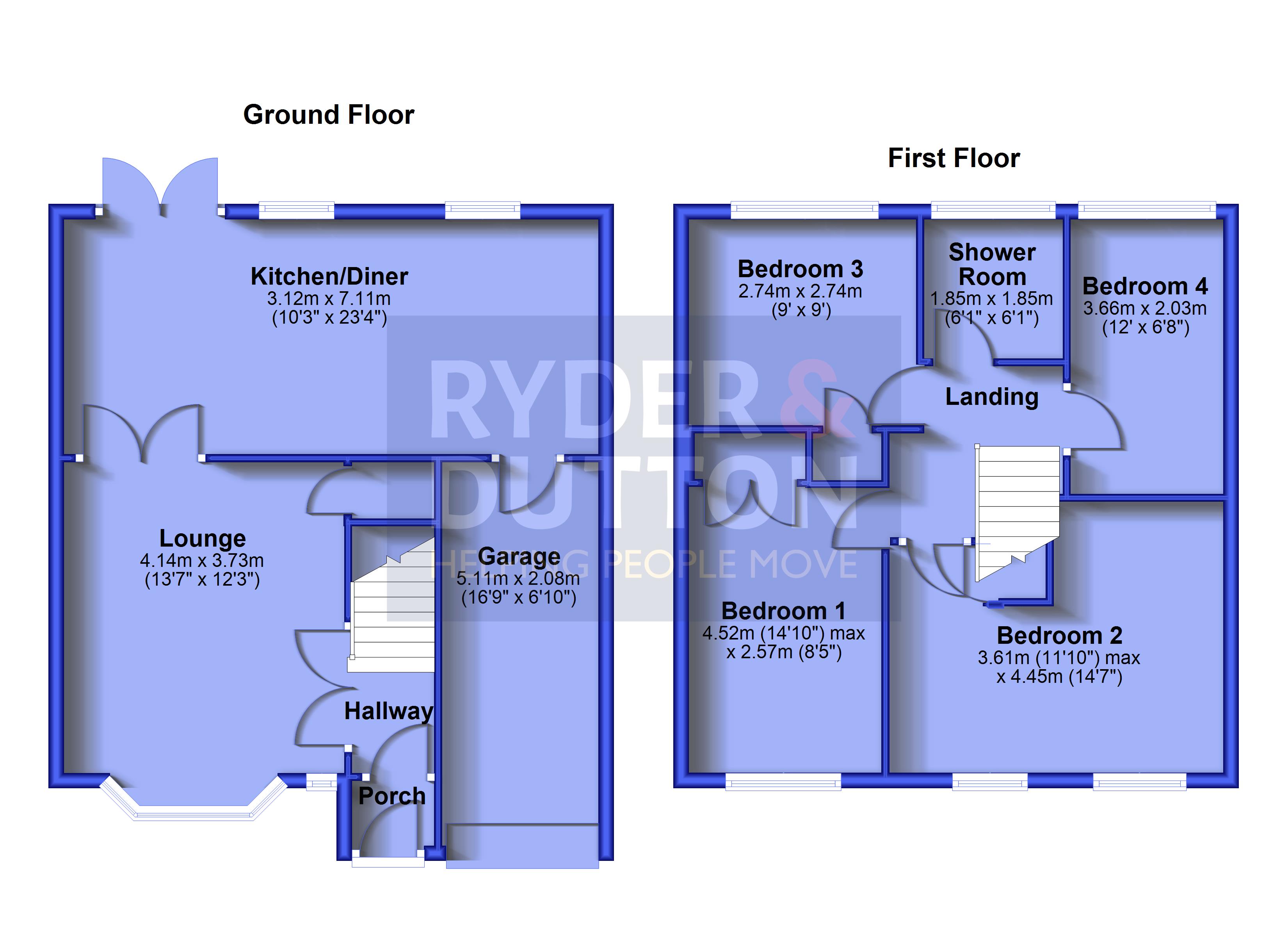 42, Cherwell Avenue, Greater Manchester floorplan