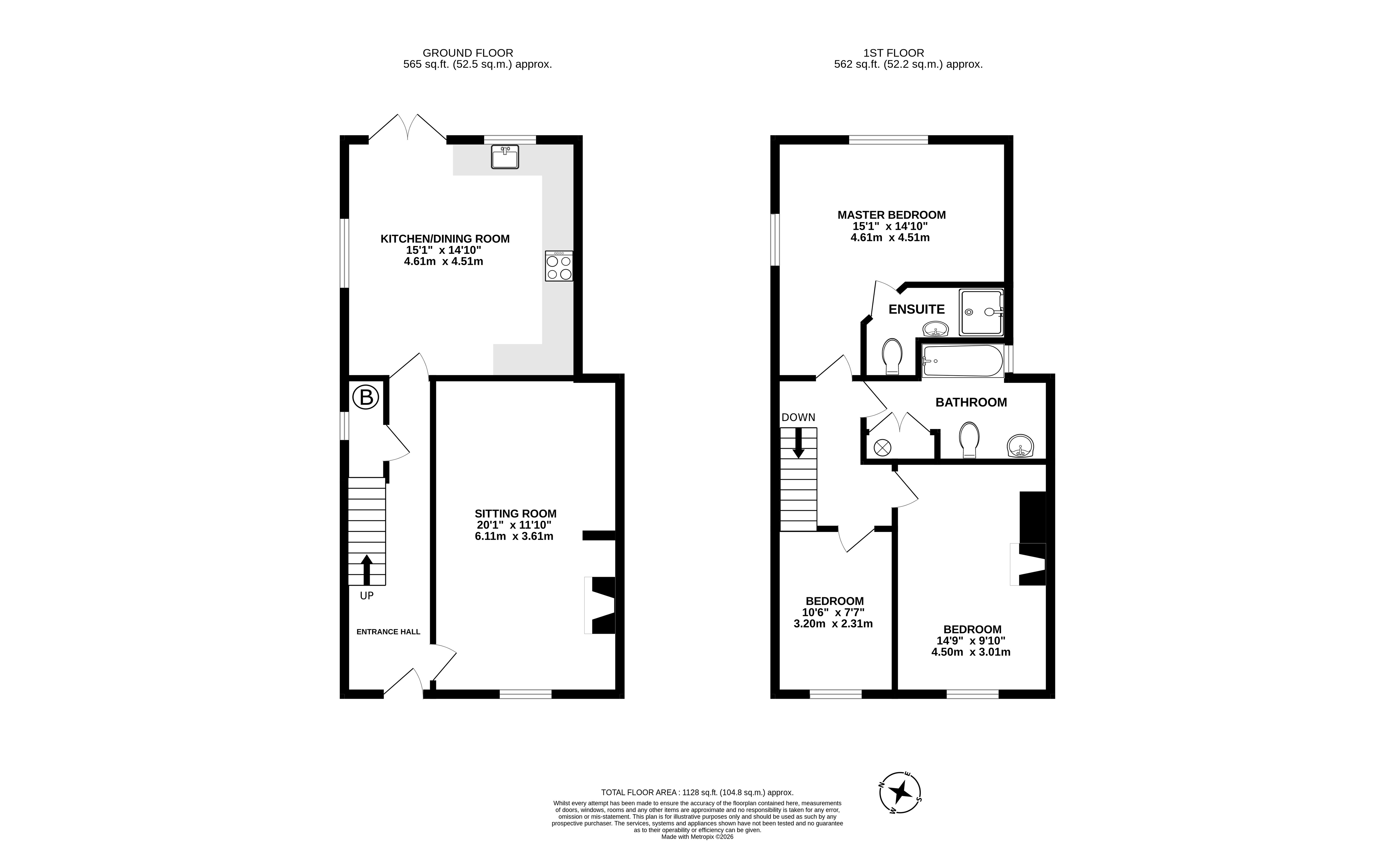 Rose Cottage, The Street, Fakenham floorplan