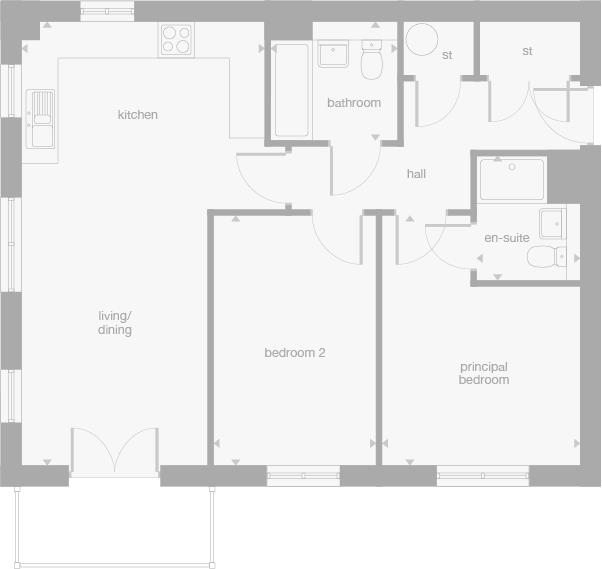 1081, William Heelas Way, South Wokingham floorplan
