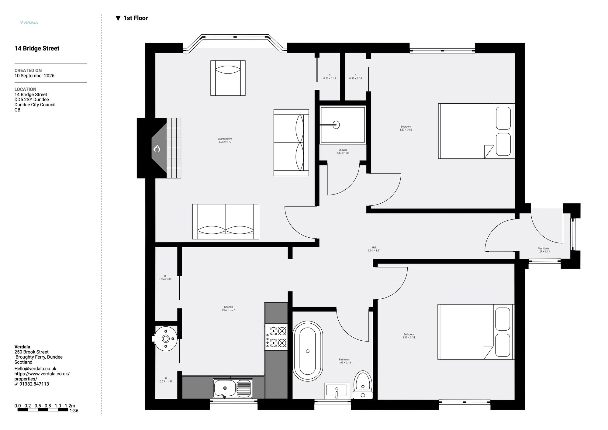 14 Bridge Street, Dundee floorplan