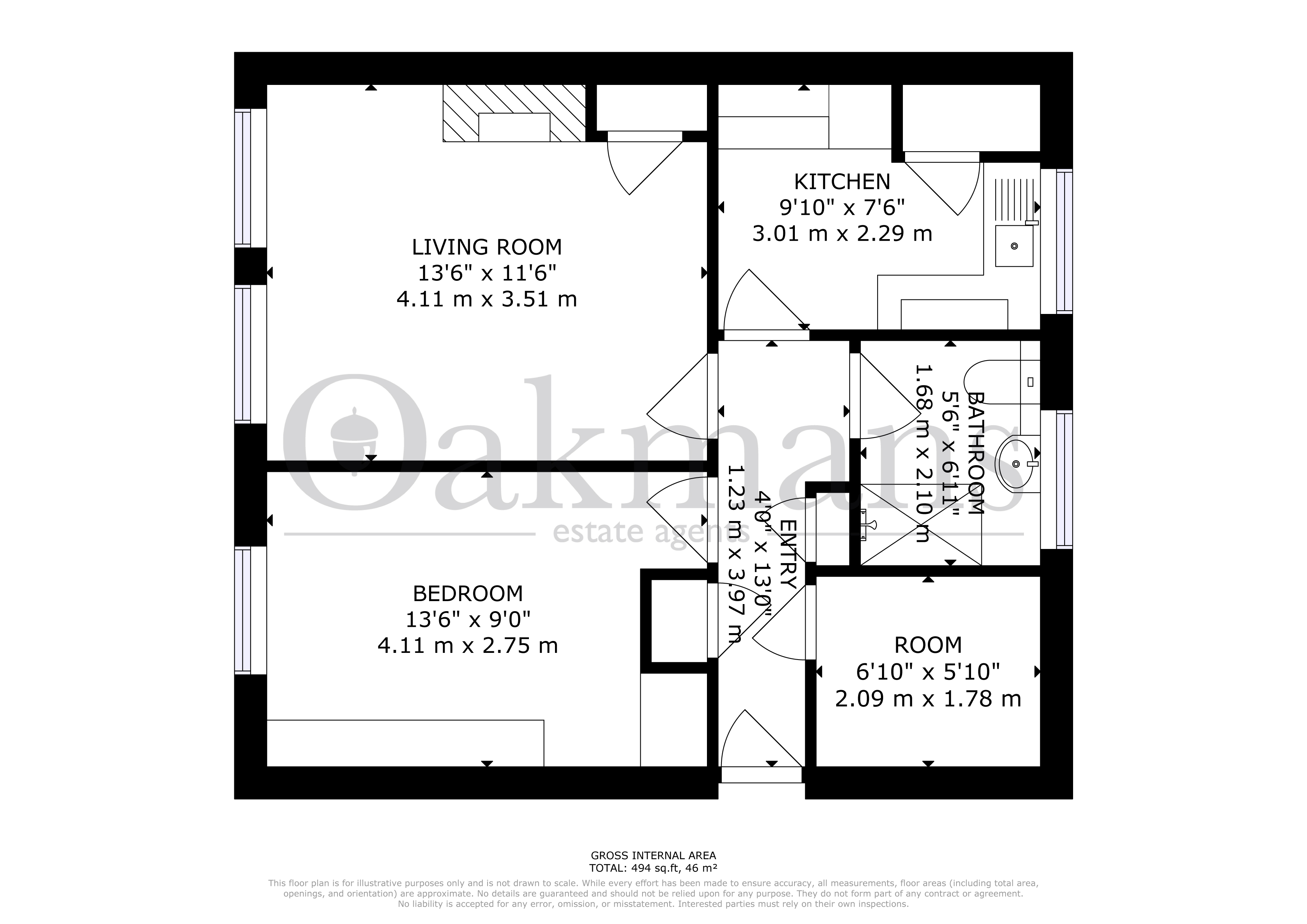 16, Dudnill Grove, West Midlands floorplan