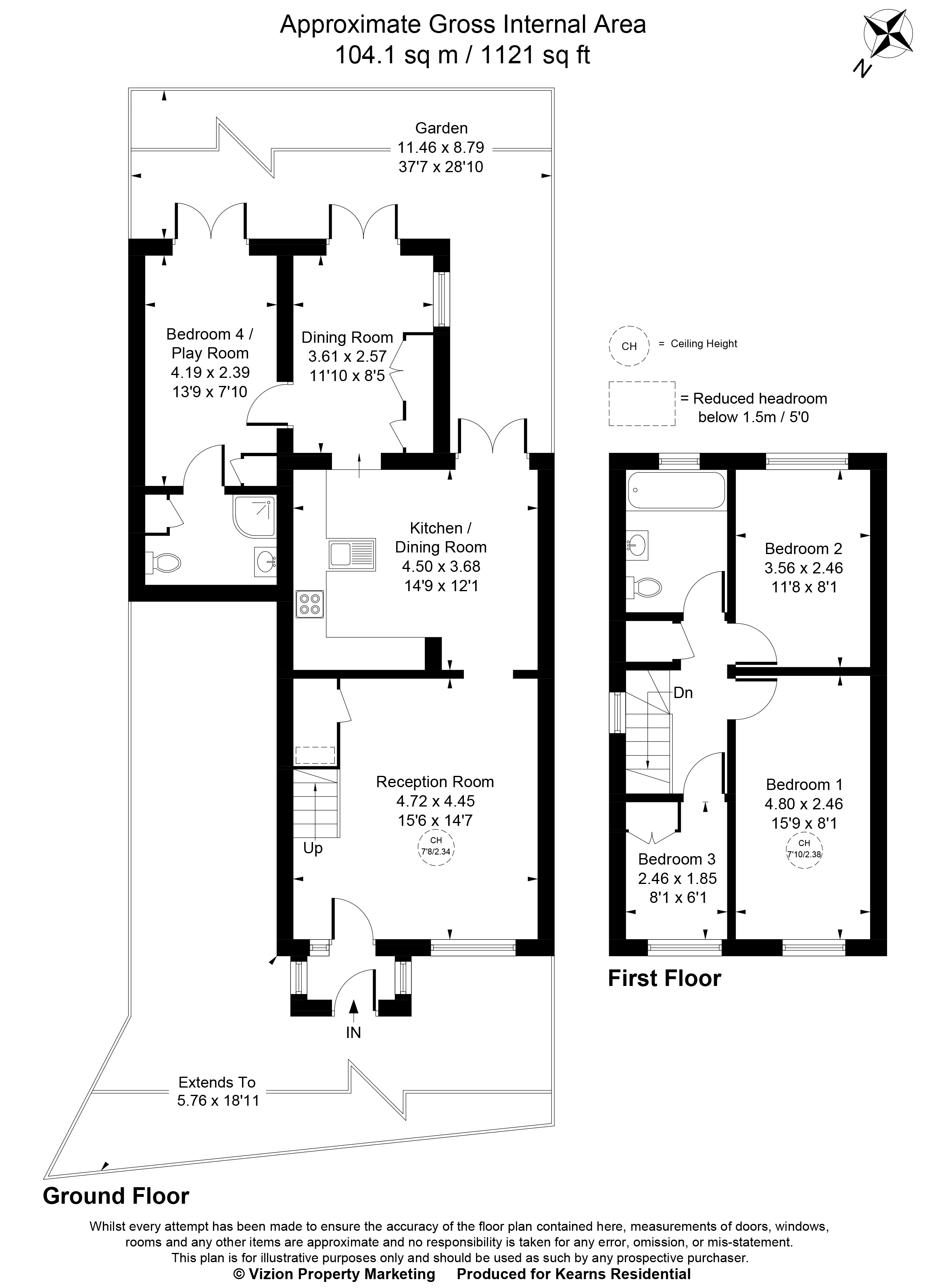 12A,, Northwood Road, Uxbridge floorplan
