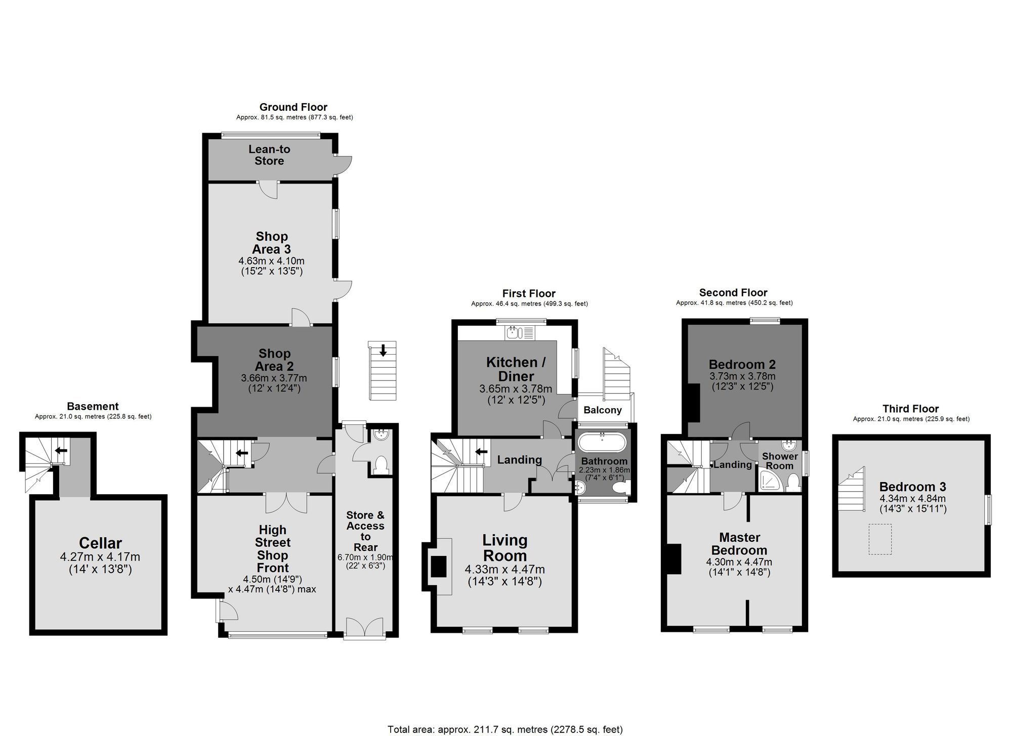 7-8 High Street, Crediton floorplan