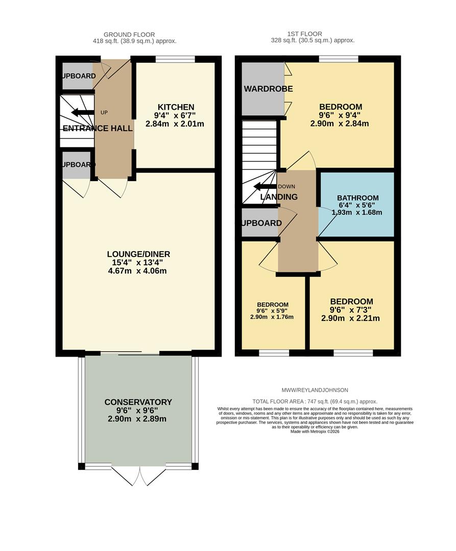 10, Markwell Wood, Harlow floorplan