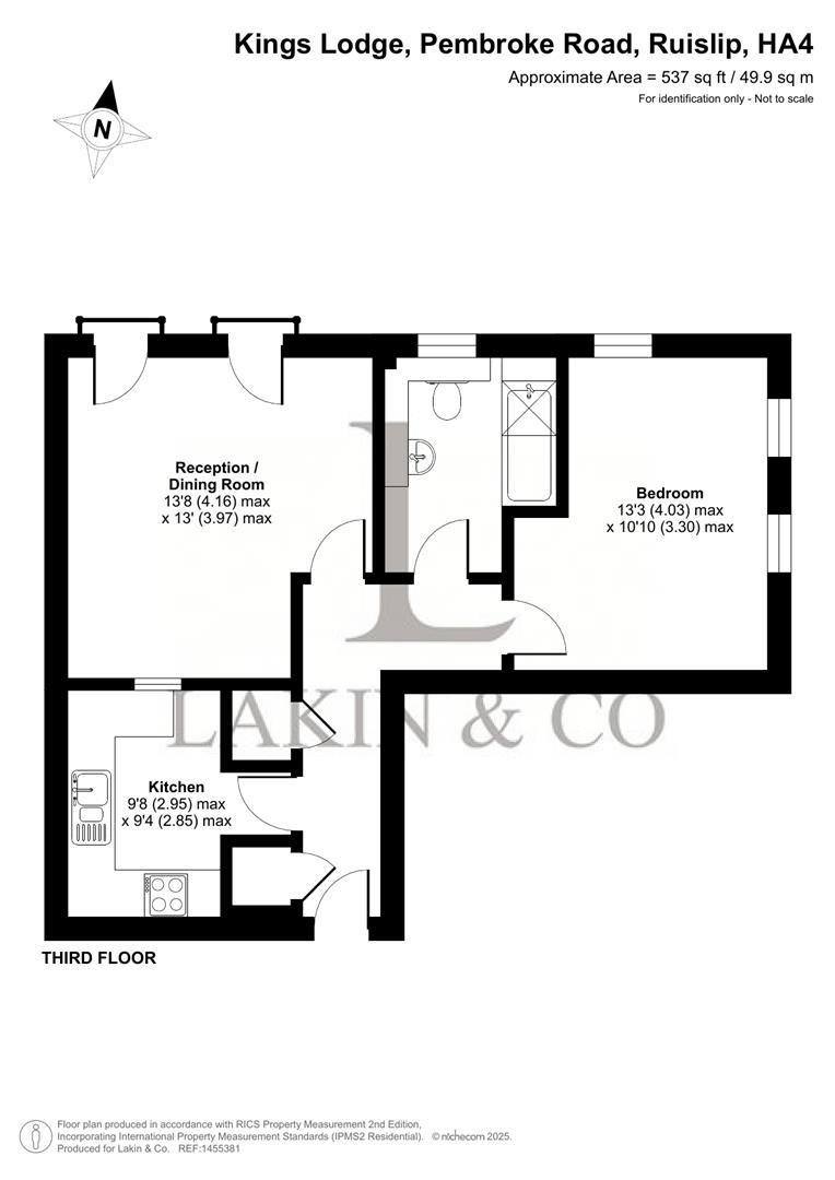 39 Kings Lodge, Pembroke Road, Ruislip floorplan