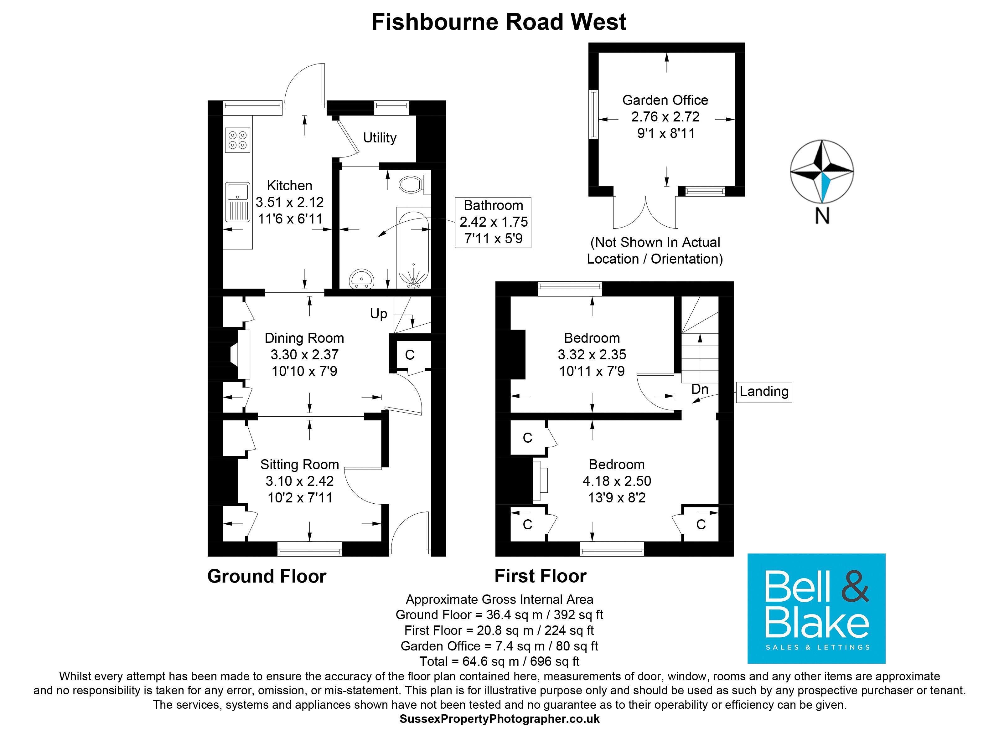 81, Fishbourne Road West, Chichester floorplan