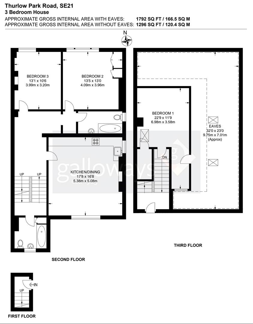 Thurlow Park Road, London floorplan