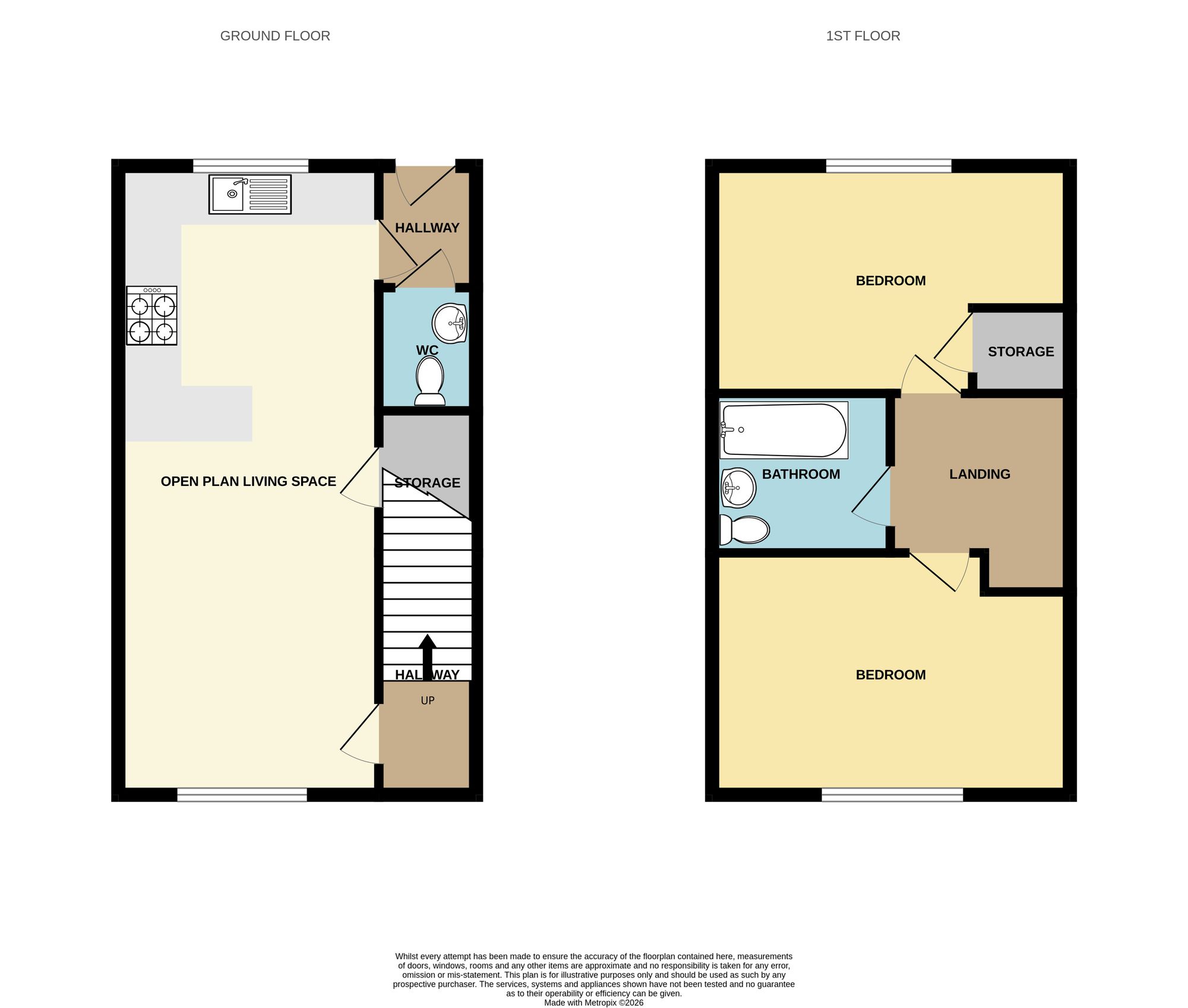 8 Bickerton Grove, Telford floorplan